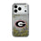 University of Georgia Bulldogs Linen Glitter Phone Case for Apple iPhone