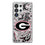 University of Georgia Bulldogs Paisley Clear Phone Case for Samsung Galaxy