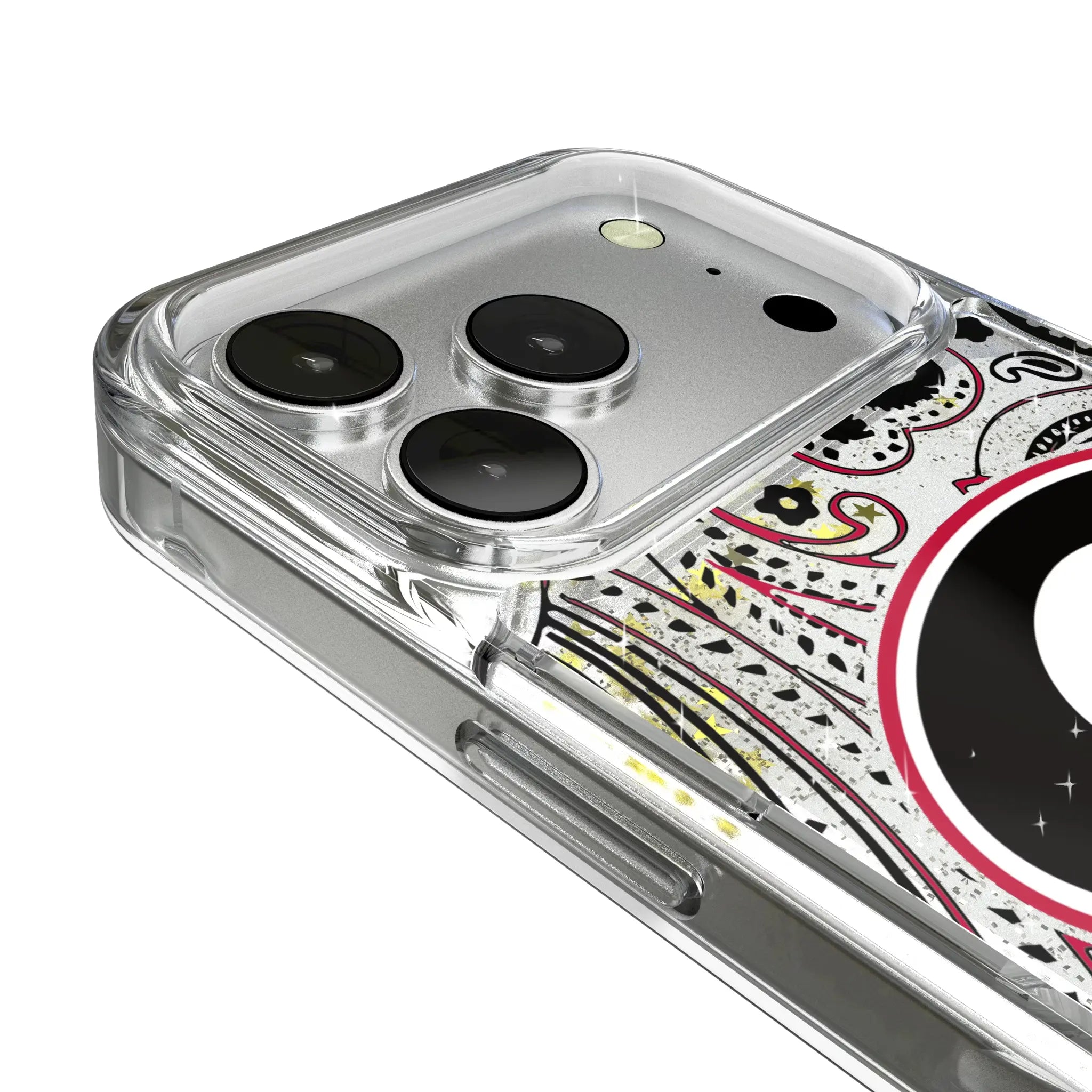 University of Georgia Bulldogs Paisley Glitter Phone Case for Apple iPhone