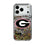 University of Georgia Bulldogs Paisley Glitter Phone Case for Apple iPhone