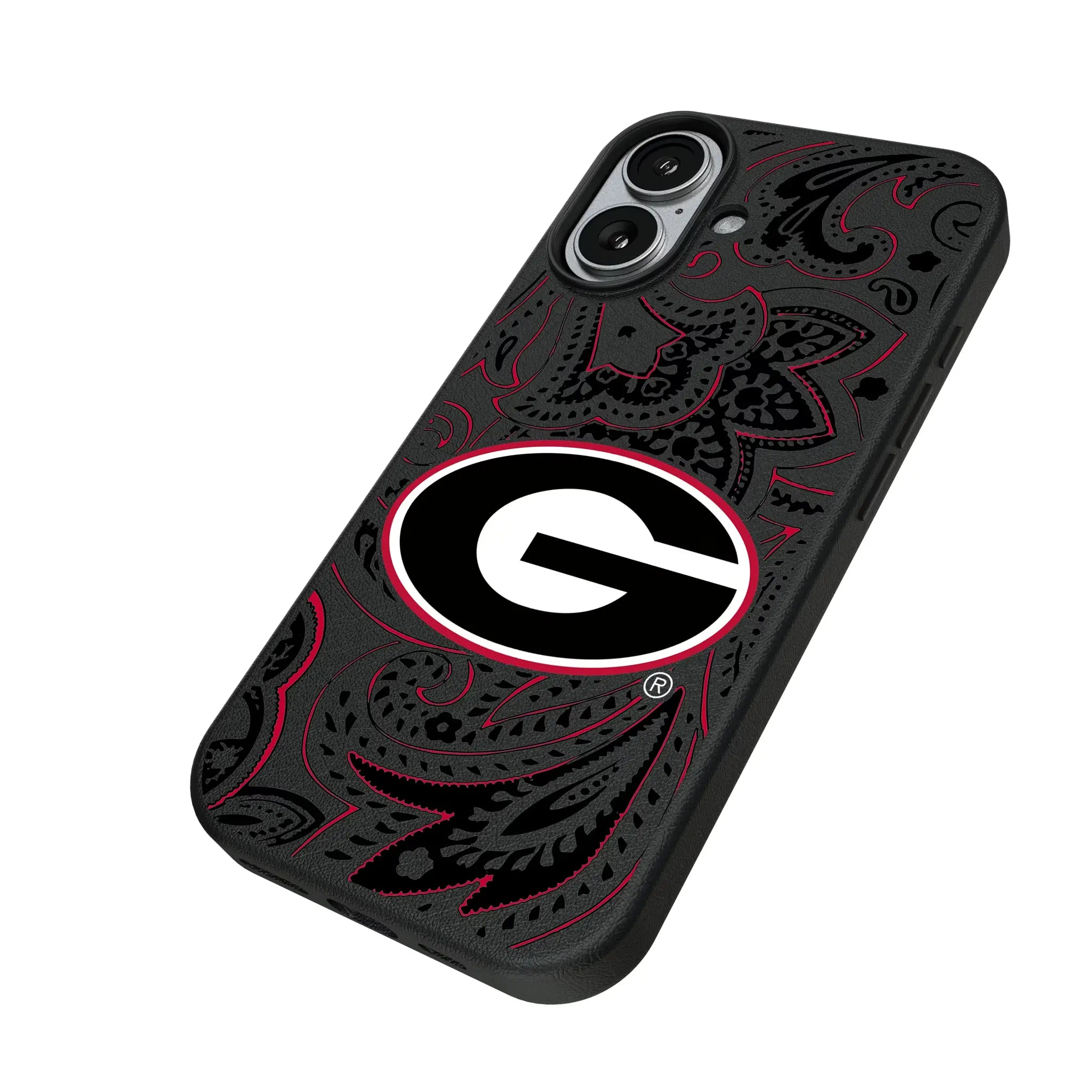 University of Georgia Bulldogs Paisley MagSafe Compatible Phone Case for Apple iPhone