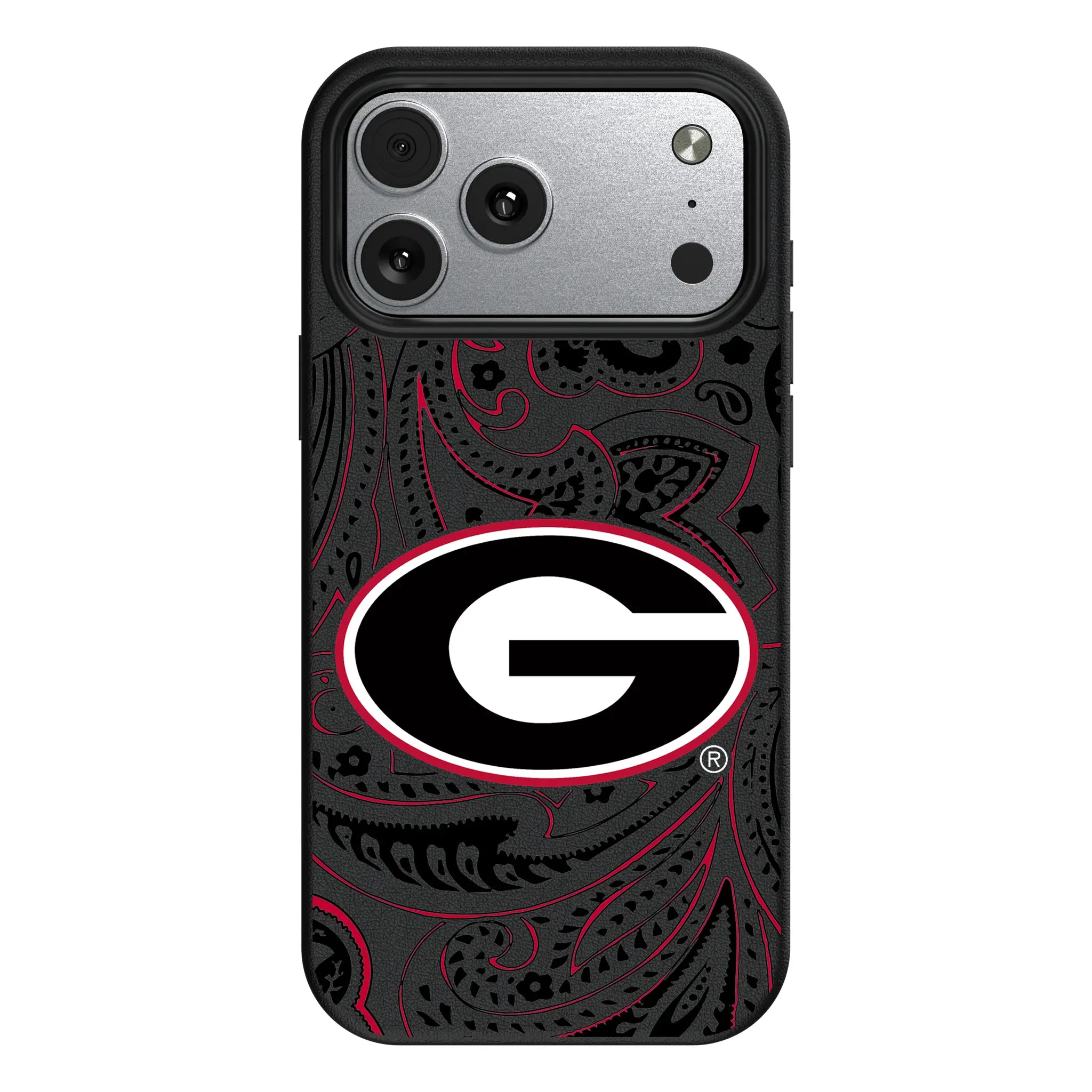 University of Georgia Bulldogs Paisley MagSafe Compatible Phone Case for Apple iPhone