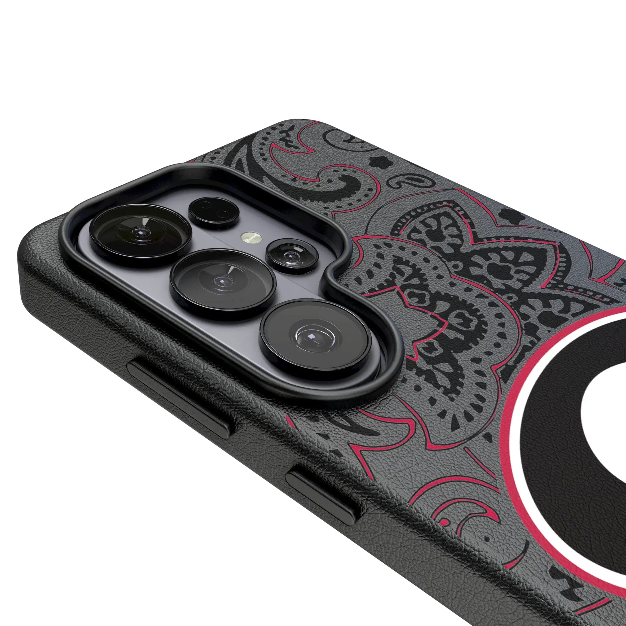 University of Georgia Bulldogs Paisley MagSafe Compatible Phone Case for Samsung Galaxy