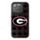 University of Georgia Bulldogs Plaid Bling Phone Case for Apple iPhone