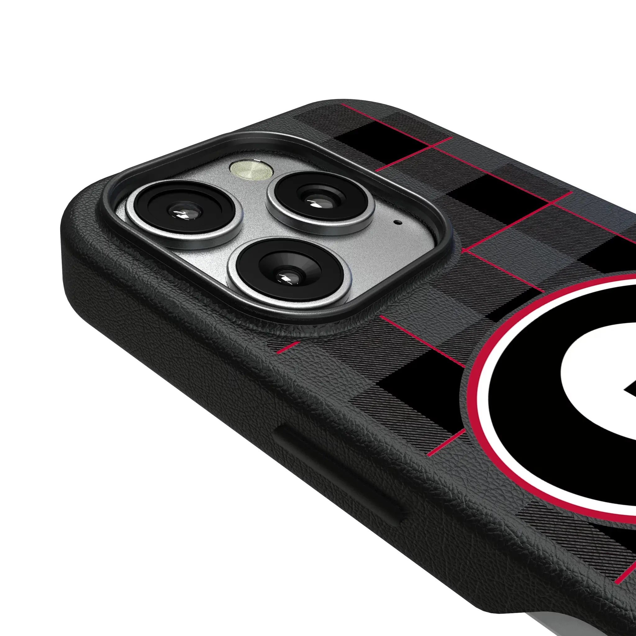 University of Georgia Bulldogs Plaid MagSafe Compatible Phone Case for Apple iPhone