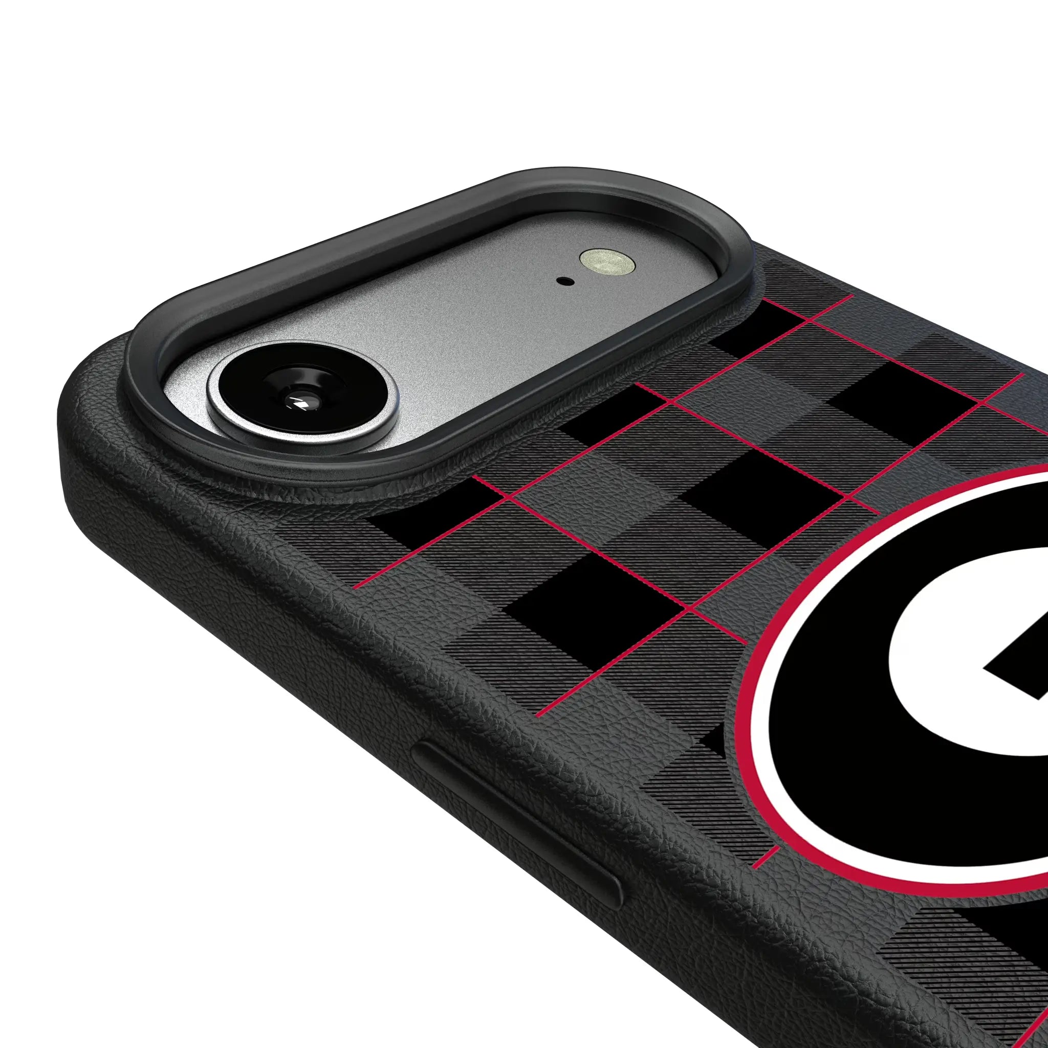 University of Georgia Bulldogs Plaid MagSafe Compatible Phone Case for Apple iPhone