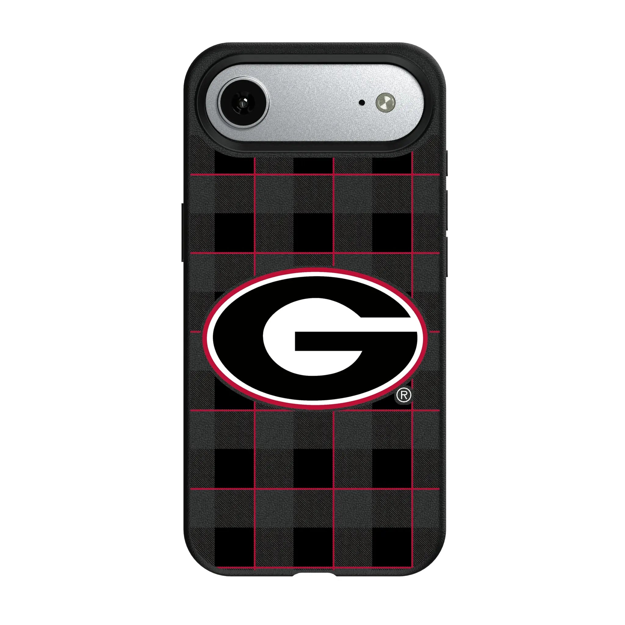 University of Georgia Bulldogs Plaid MagSafe Compatible Phone Case for Apple iPhone