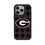 University of Georgia Bulldogs Plaid MagSafe Compatible Phone Case for Apple iPhone