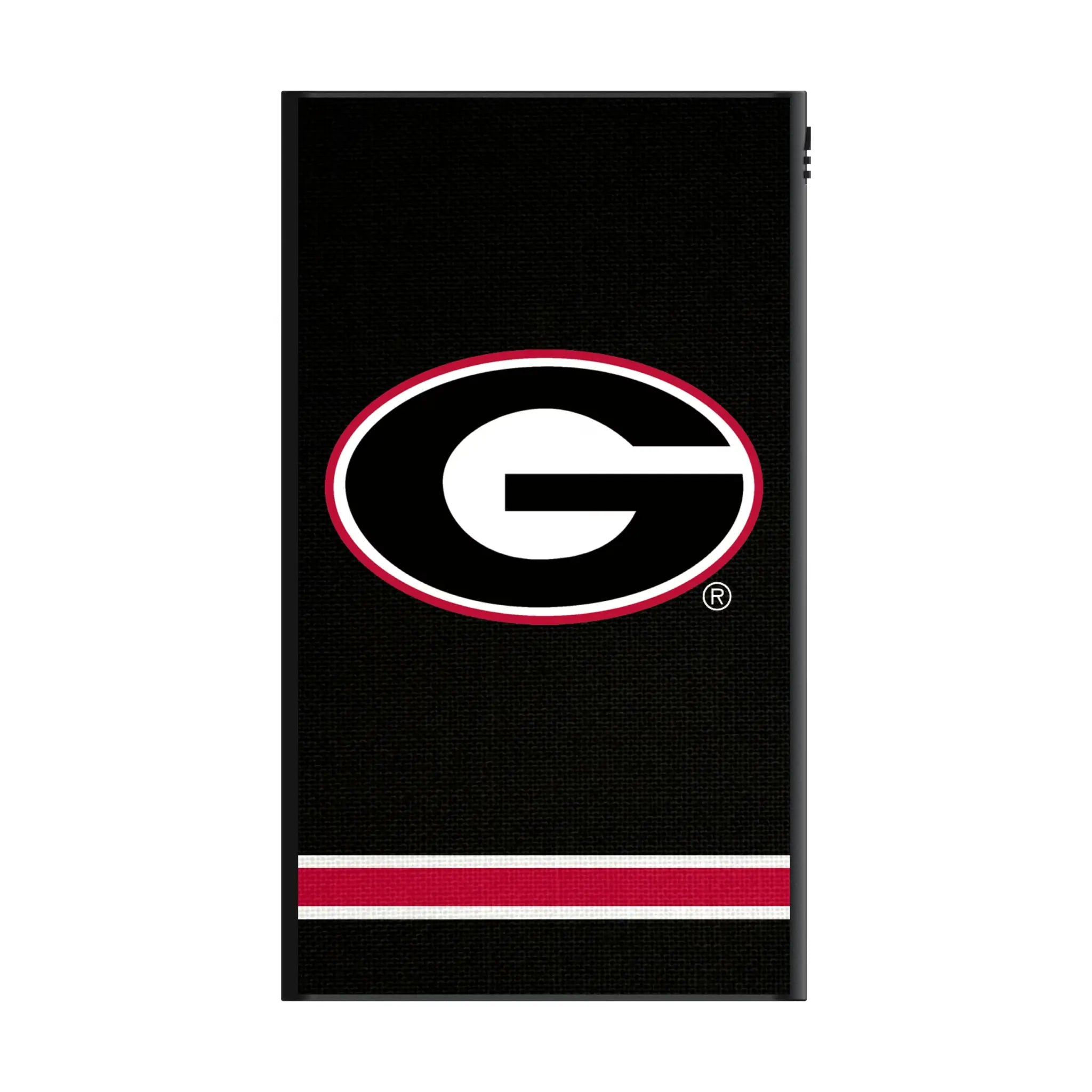 University of Georgia Bulldogs Stripe 5000mAh Flat Powerbank