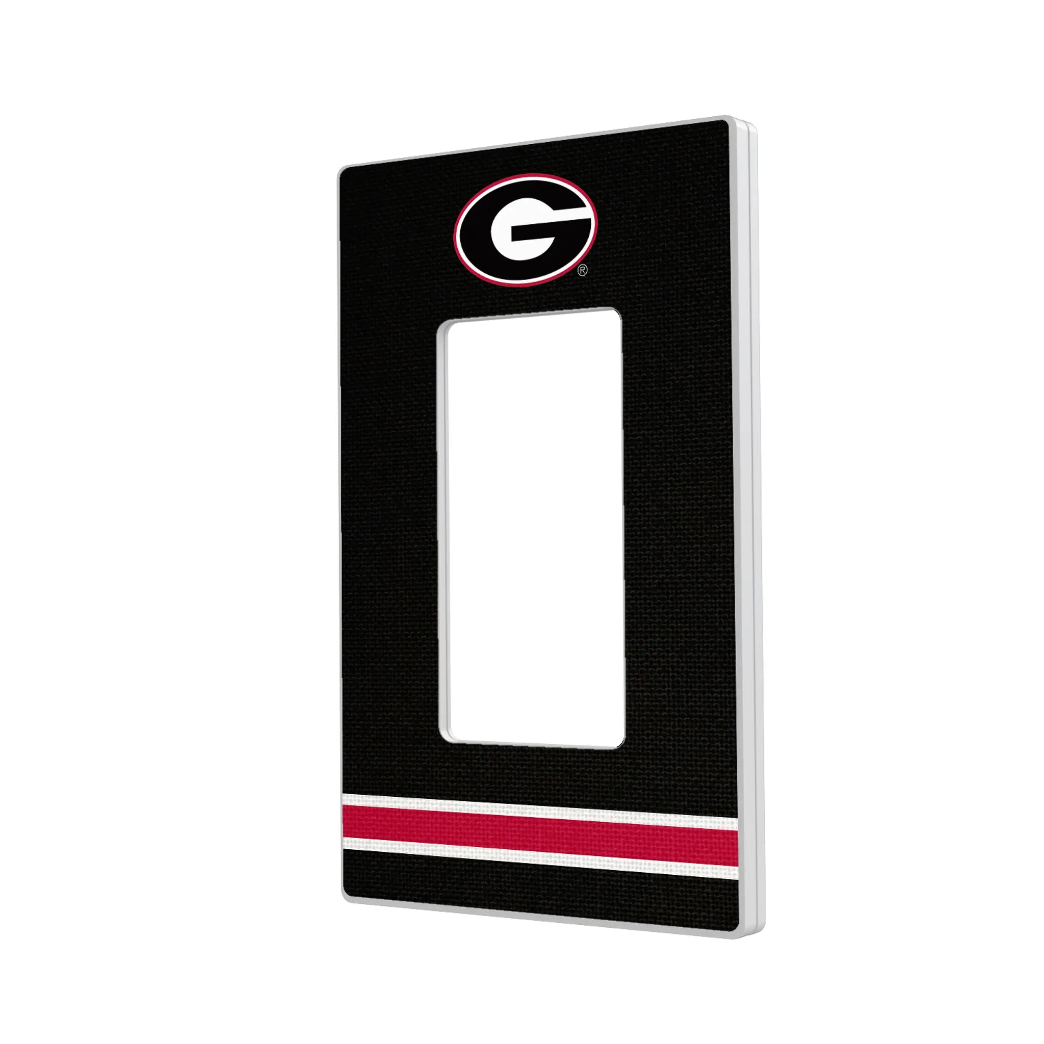 University of Georgia Bulldogs Stripe Hidden-Screw Light Switch Plate
