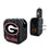 University of Georgia Bulldogs Text Backdrop 2 in 1 USB A/C Charger
