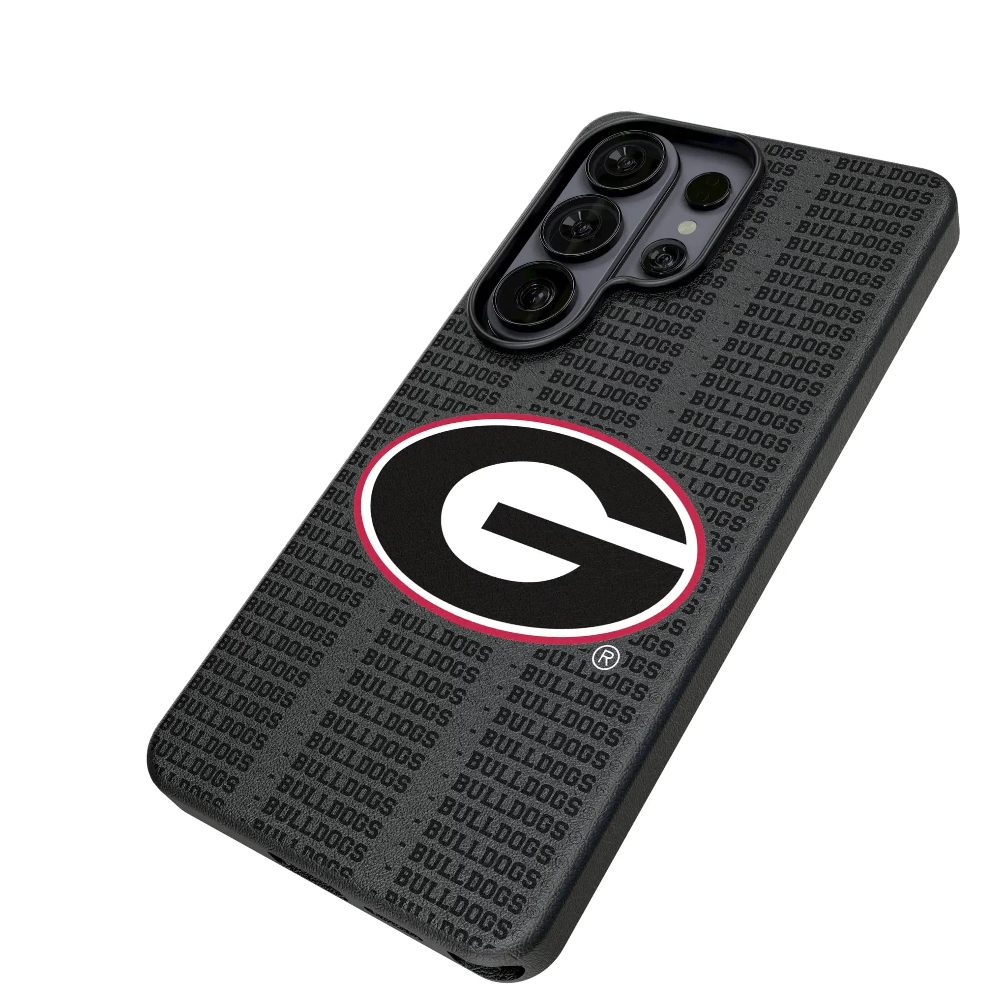 University of Georgia Bulldogs Text Backdrop MagSafe Compatible Phone Case for Samsung Galaxy