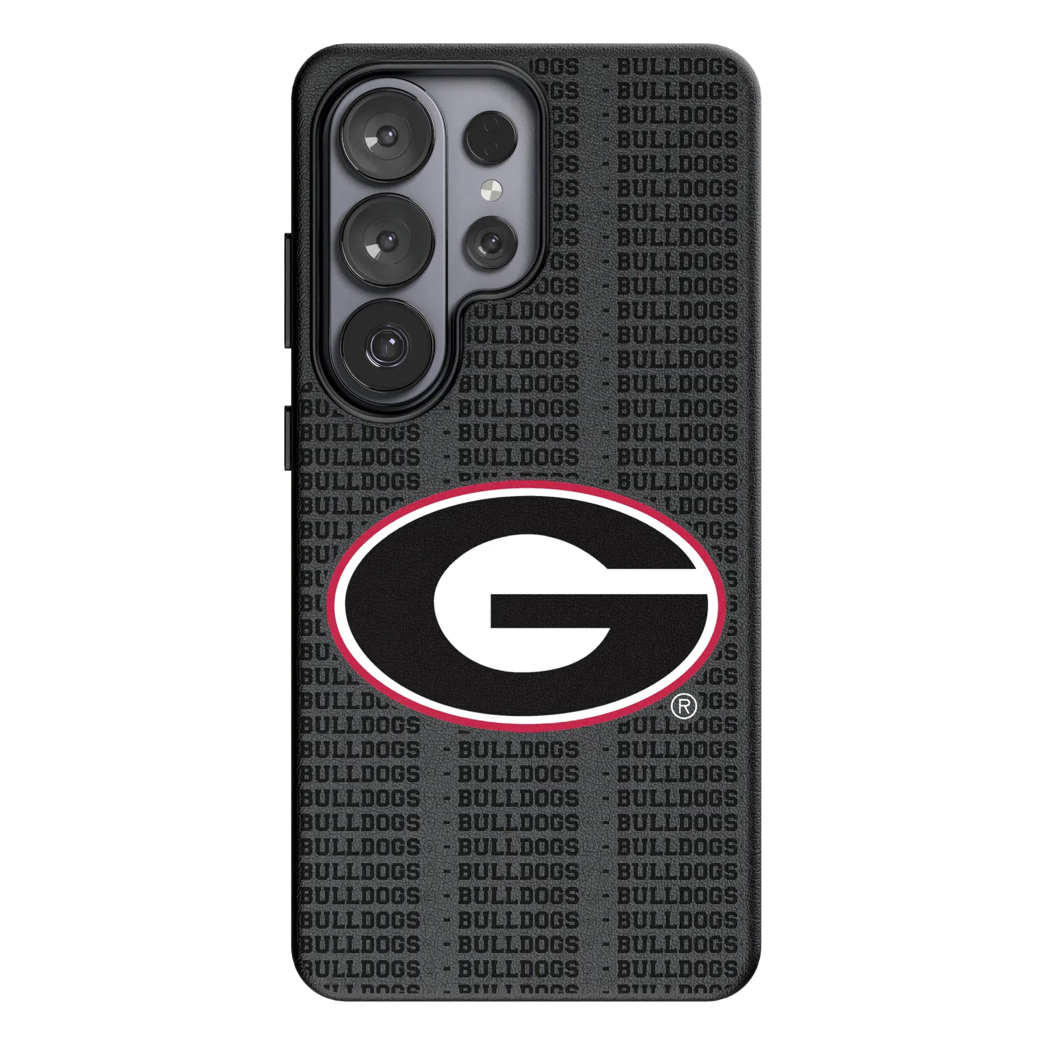 University of Georgia Bulldogs Text Backdrop MagSafe Compatible Phone Case for Samsung Galaxy