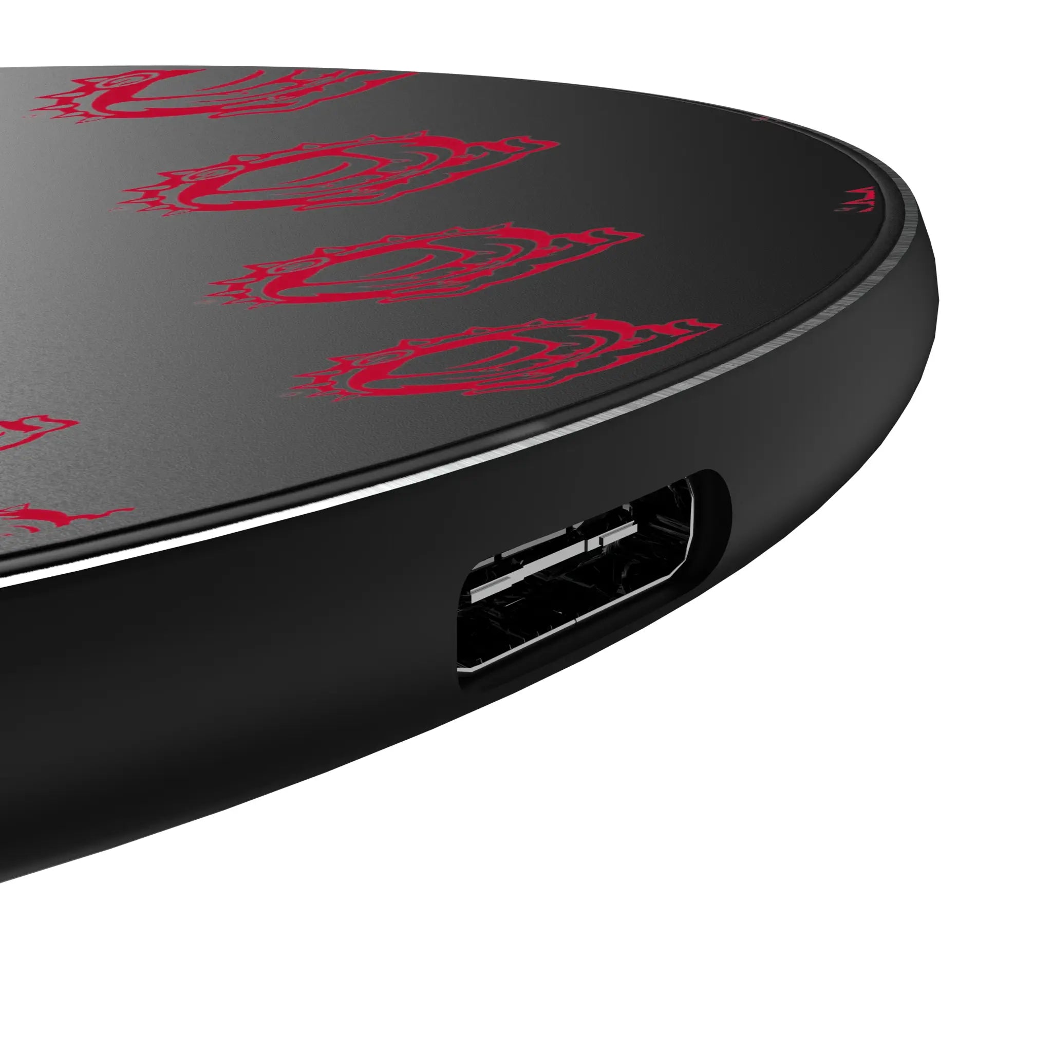 University of Georgia Bulldogs Uga Fashion Pattern 15-Watt Wireless Charger