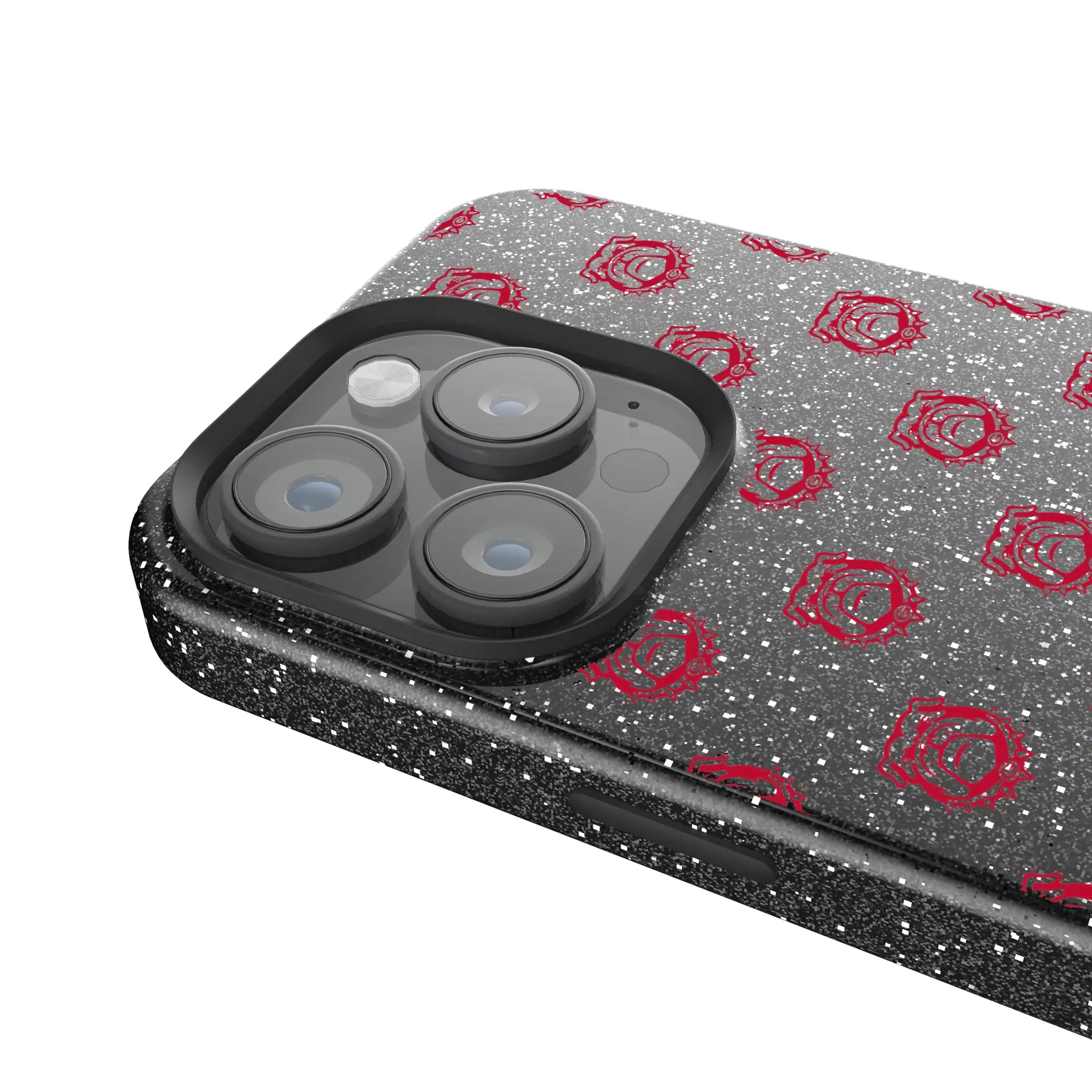 University of Georgia Bulldogs Uga Fashion Pattern Bling Phone Case for Apple iPhone