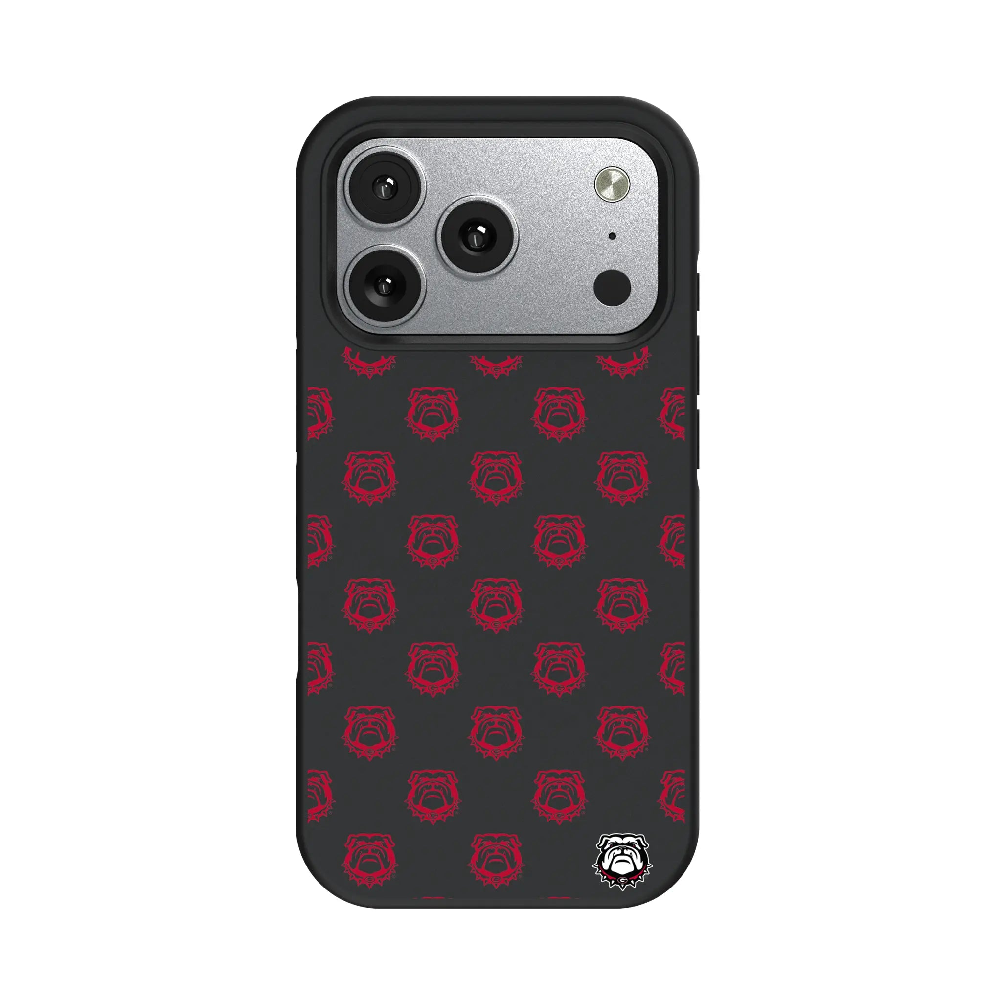 University of Georgia Bulldogs Uga Fashion Pattern Bump Phone Case for Apple iPhone