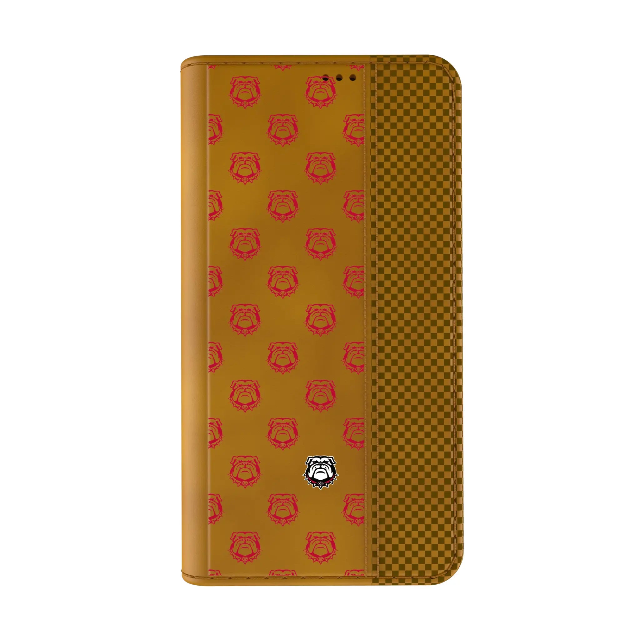 University of Georgia Bulldogs Uga Fashion Pattern Folio Phone Case for Apple iPhone