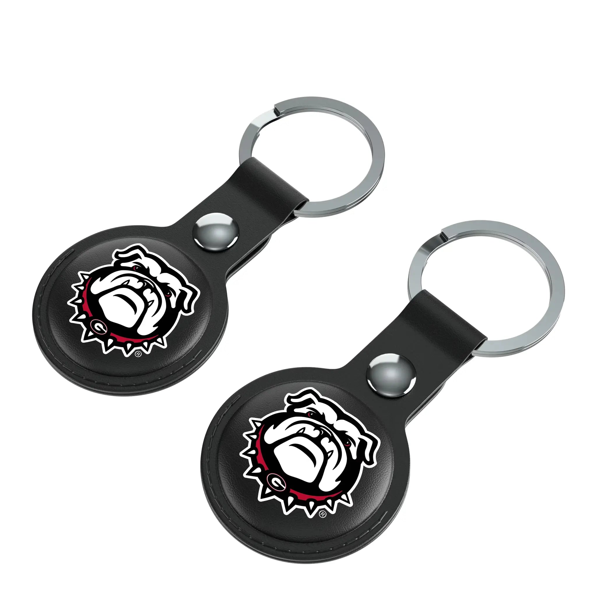 University of Georgia Bulldogs Uga Insignia Black Airtag Holder 2-Pack