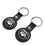 University of Georgia Bulldogs Uga Insignia Black Airtag Holder 2-Pack