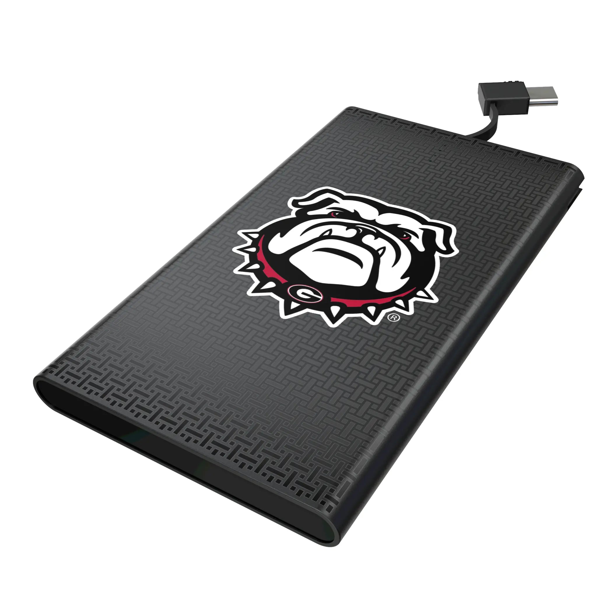 University of Georgia Bulldogs Uga Linen 5000mAh Flat Powerbank