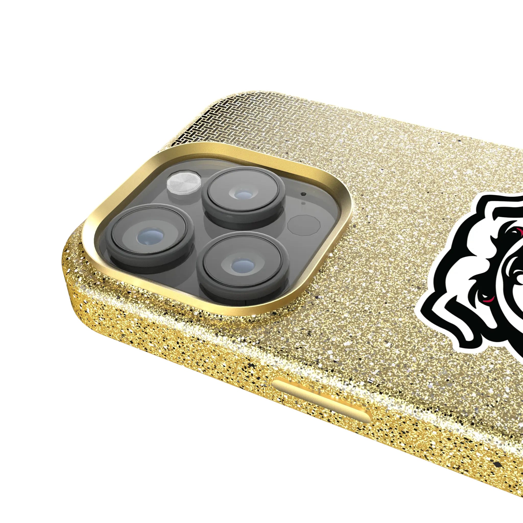 University of Georgia Bulldogs Uga Linen Bling Phone Case for Apple iPhone