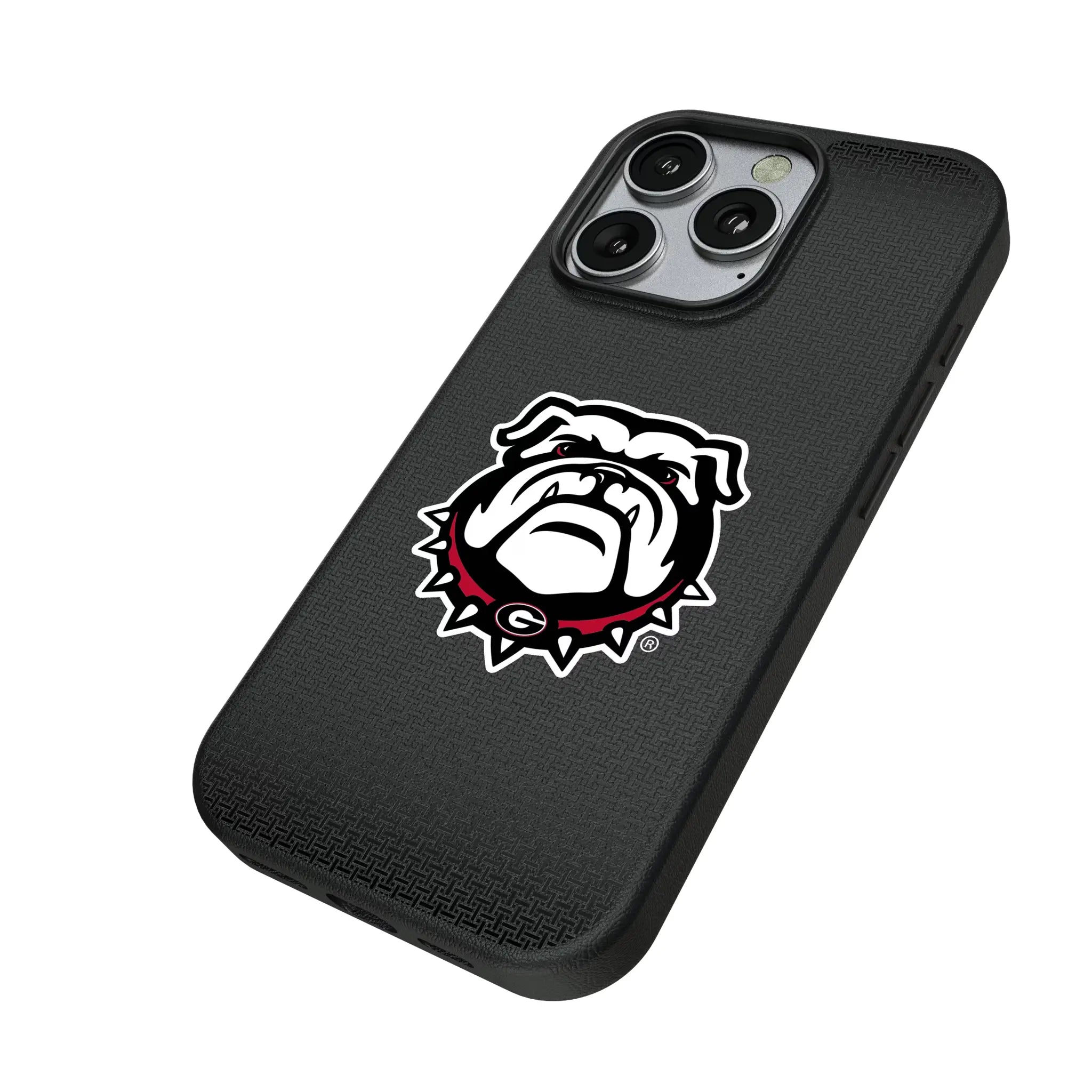 University of Georgia Bulldogs Uga Linen MagSafe Compatible Phone Case for Apple iPhone