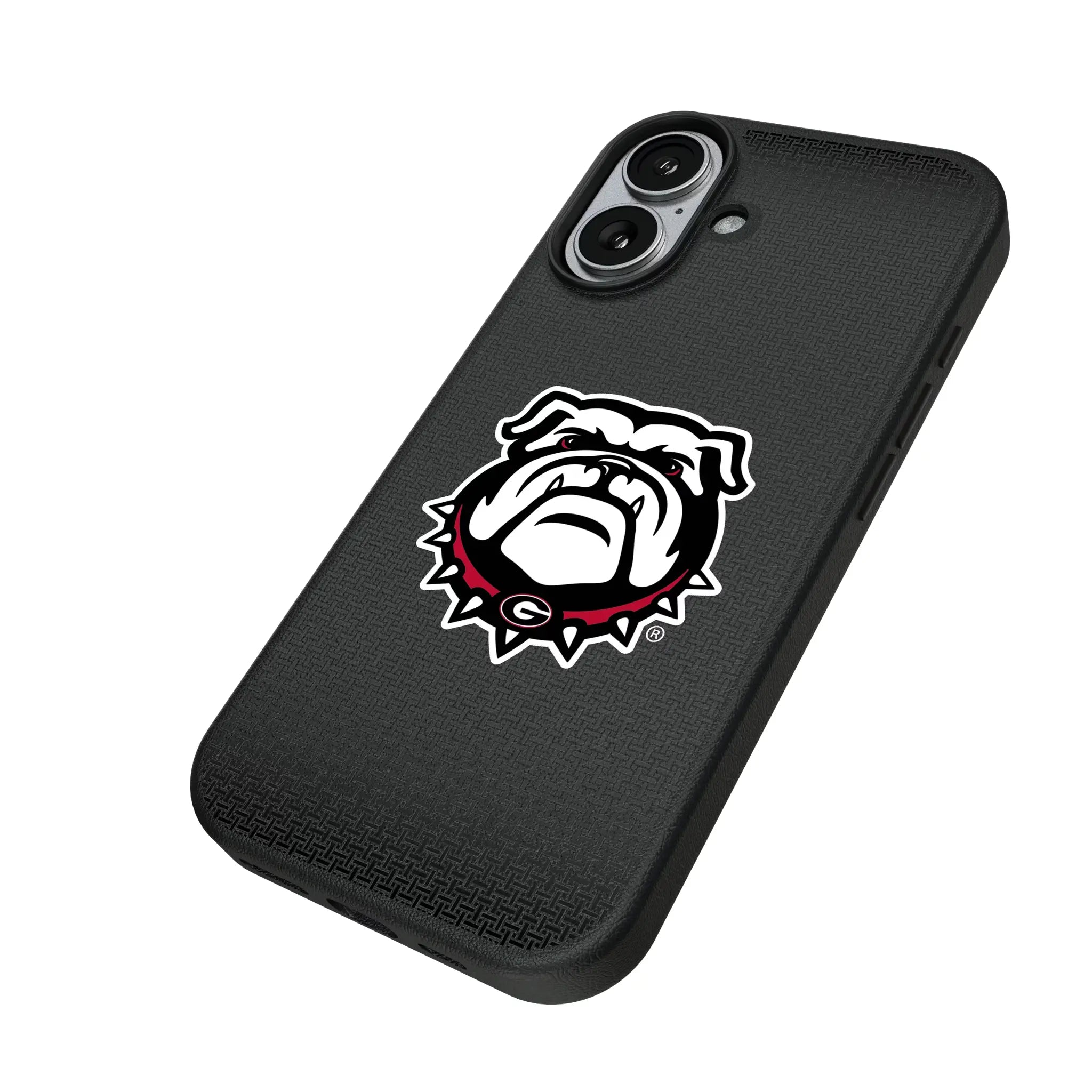 University of Georgia Bulldogs Uga Linen MagSafe Compatible Phone Case for Apple iPhone