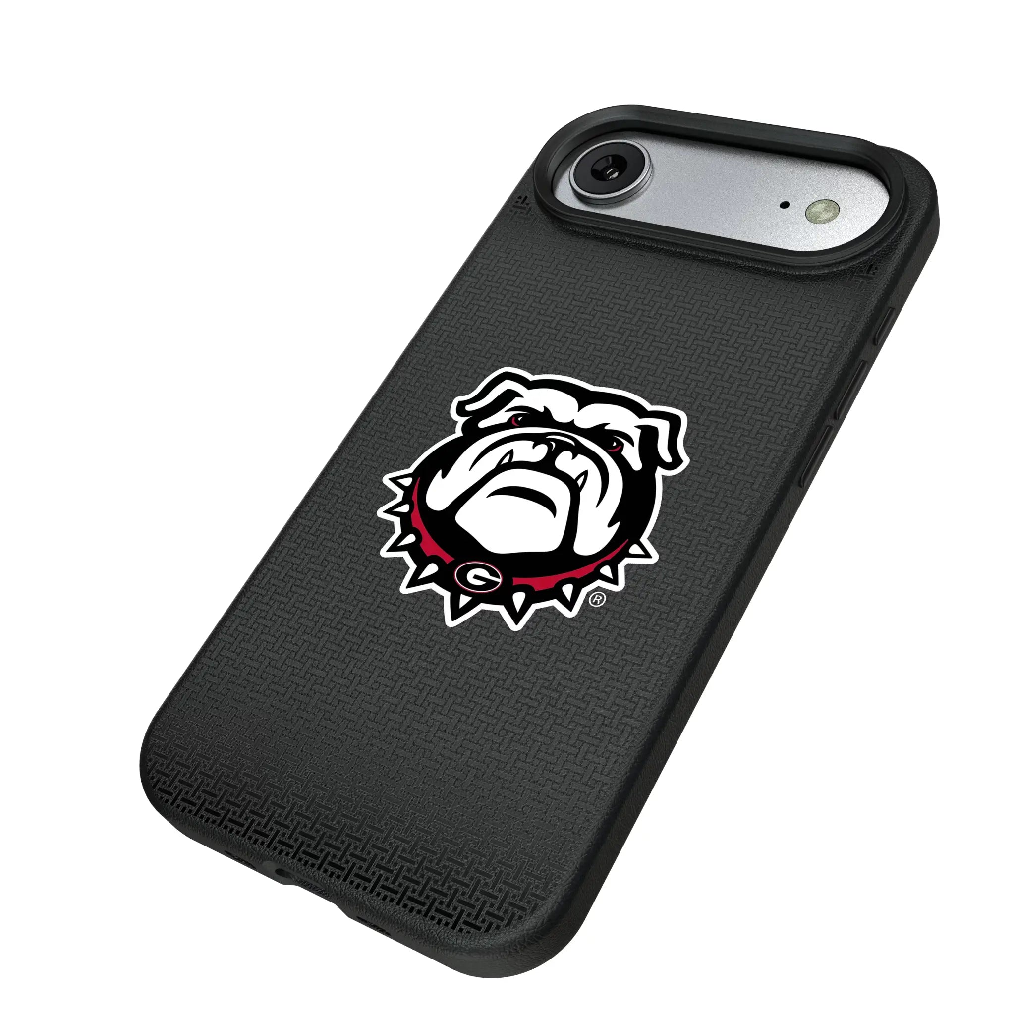 University of Georgia Bulldogs Uga Linen MagSafe Compatible Phone Case for Apple iPhone