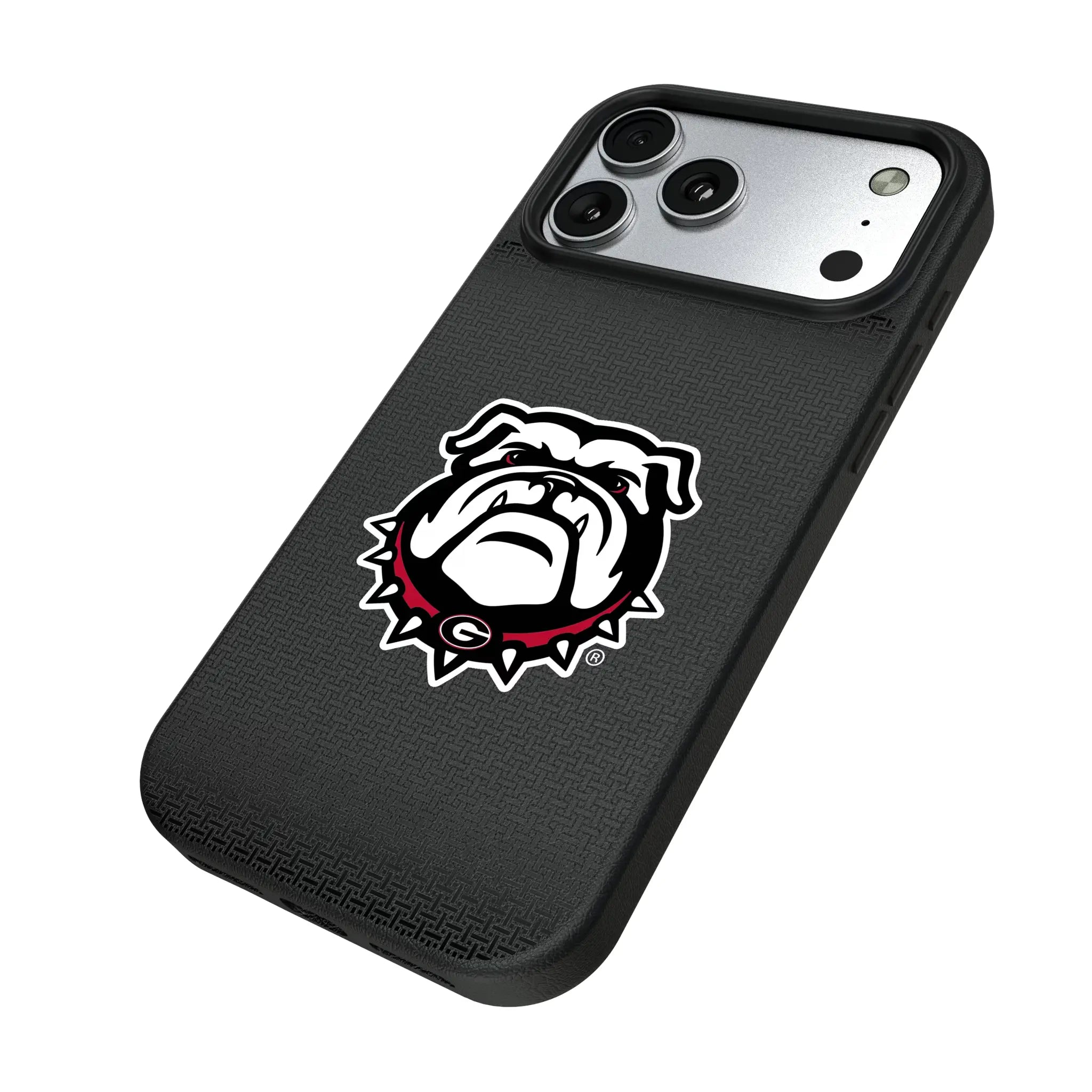 University of Georgia Bulldogs Uga Linen MagSafe Compatible Phone Case for Apple iPhone