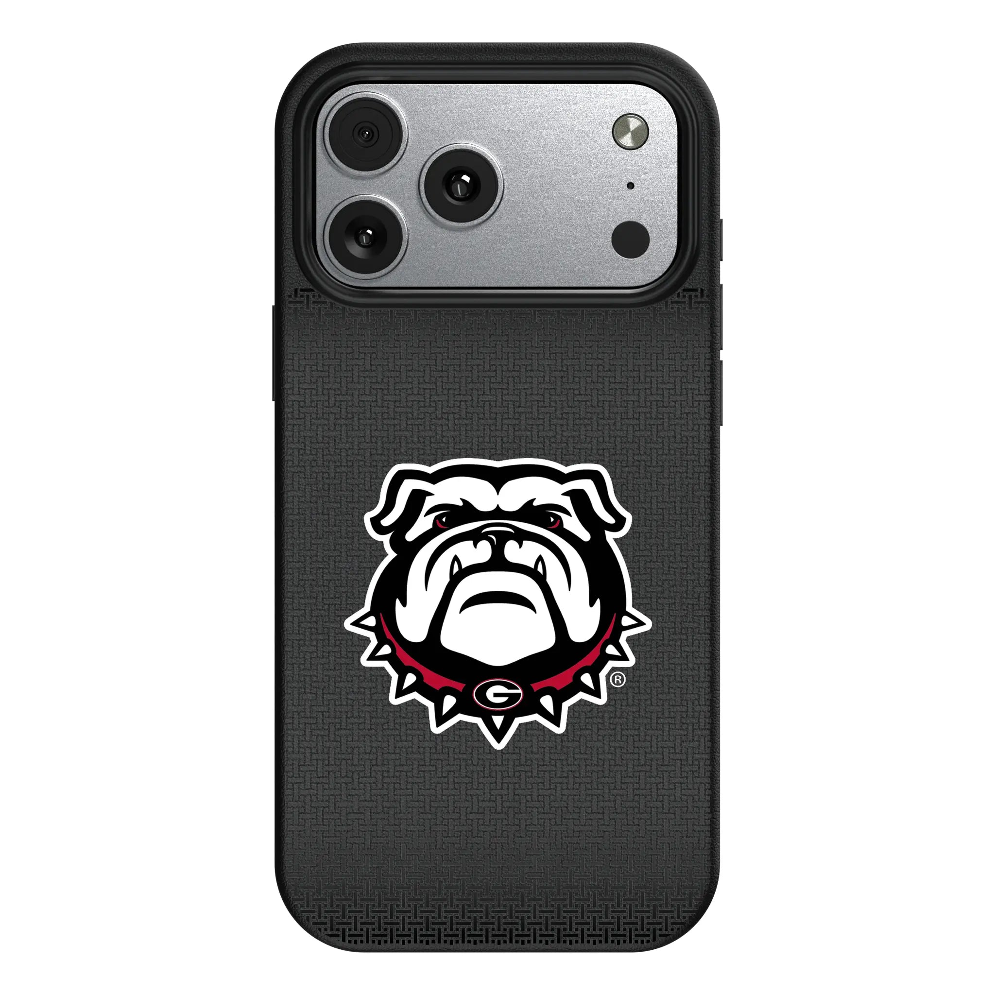 University of Georgia Bulldogs Uga Linen MagSafe Compatible Phone Case for Apple iPhone