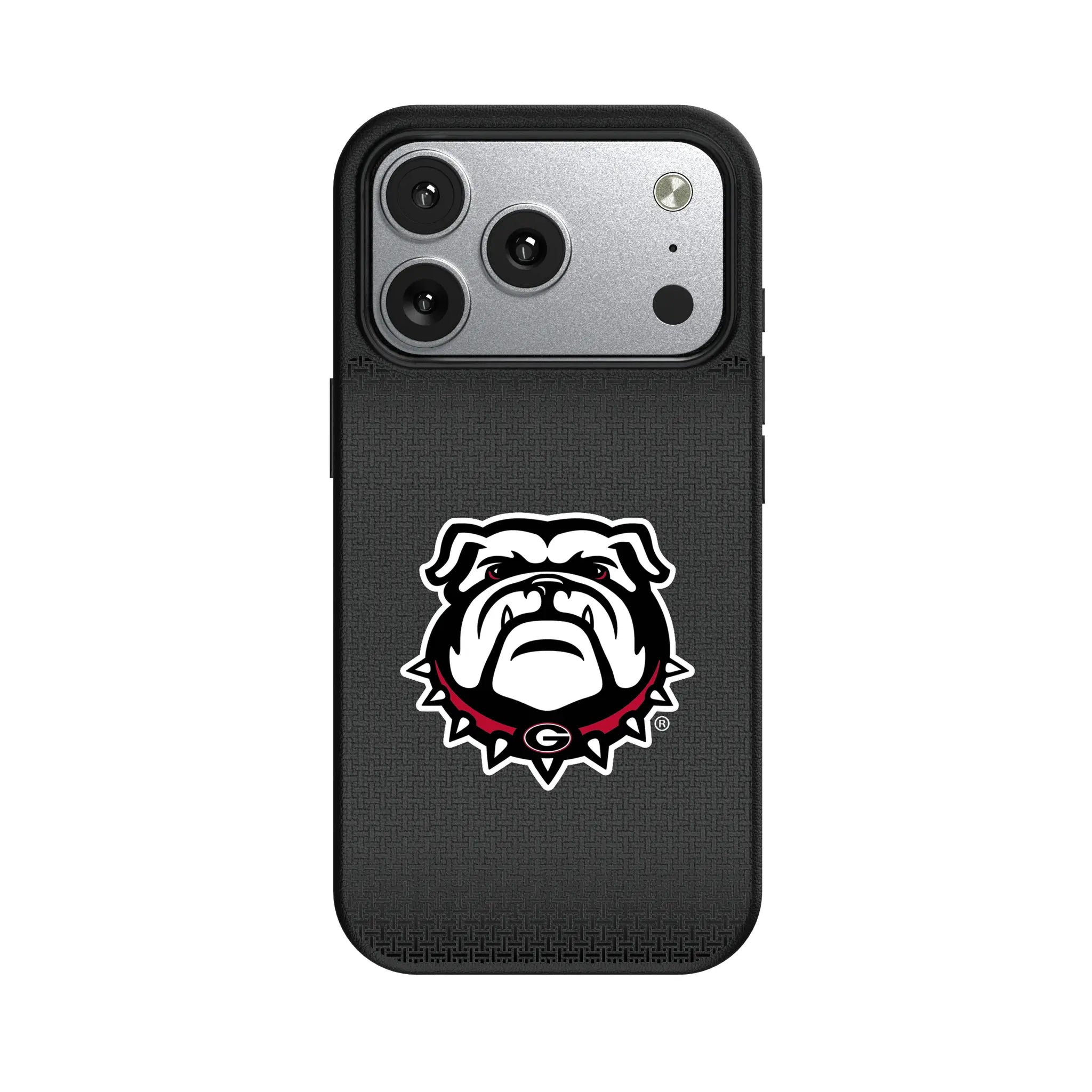 University of Georgia Bulldogs Uga Linen MagSafe Compatible Phone Case for Apple iPhone