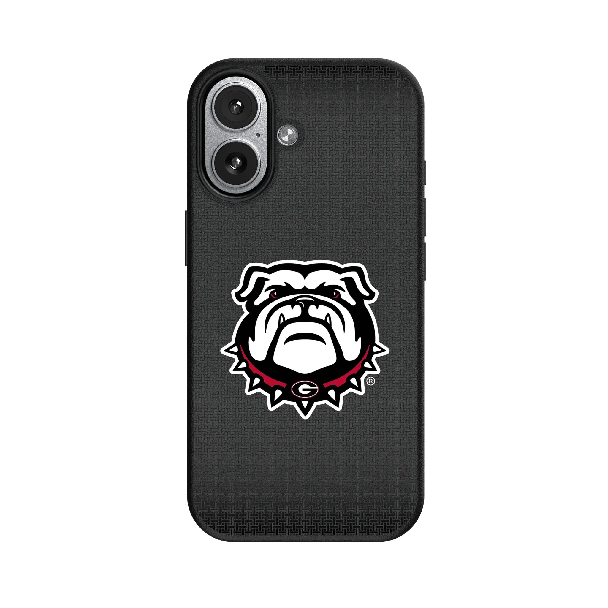 University of Georgia Bulldogs Uga Linen MagSafe Compatible Phone Case for Apple iPhone