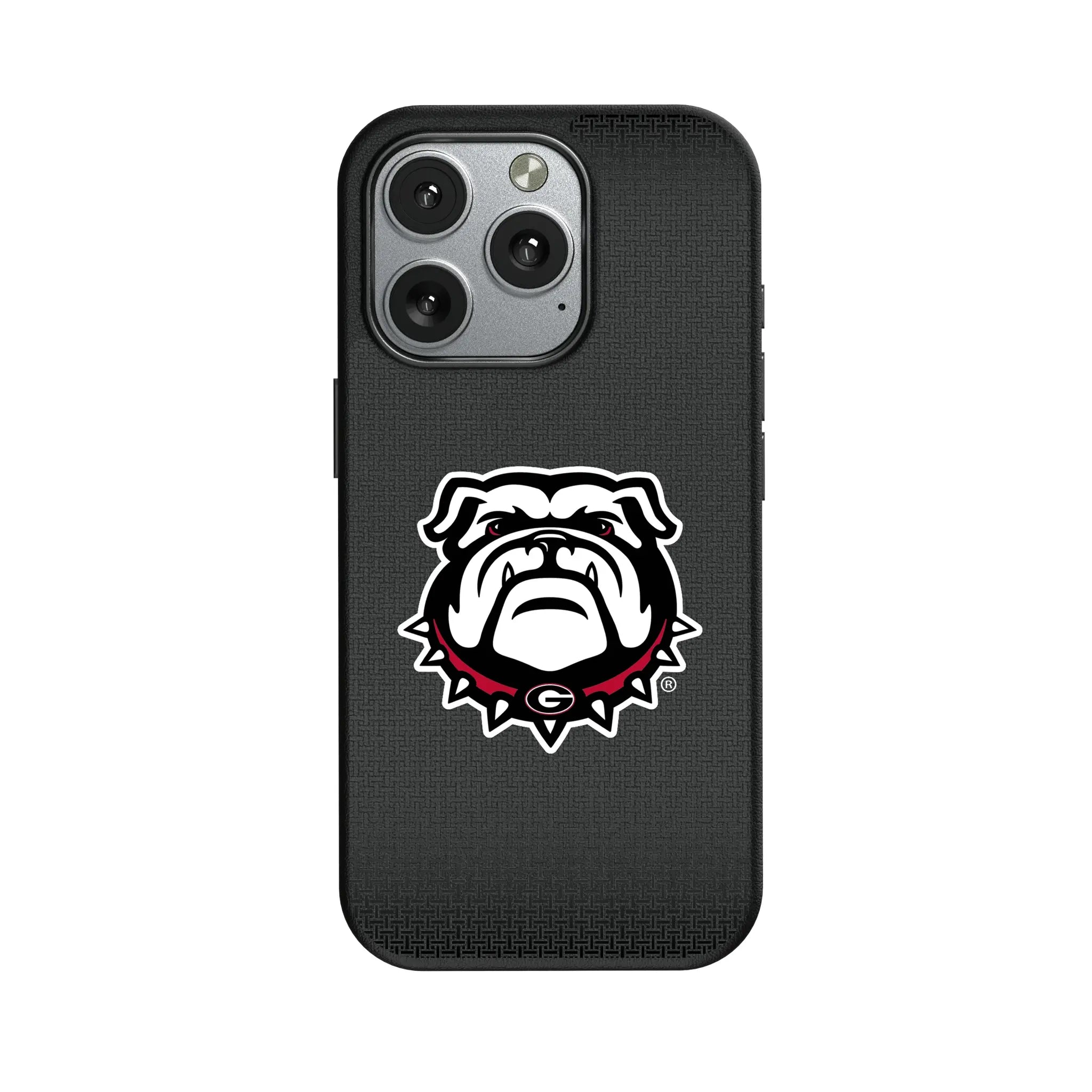 University of Georgia Bulldogs Uga Linen MagSafe Compatible Phone Case for Apple iPhone