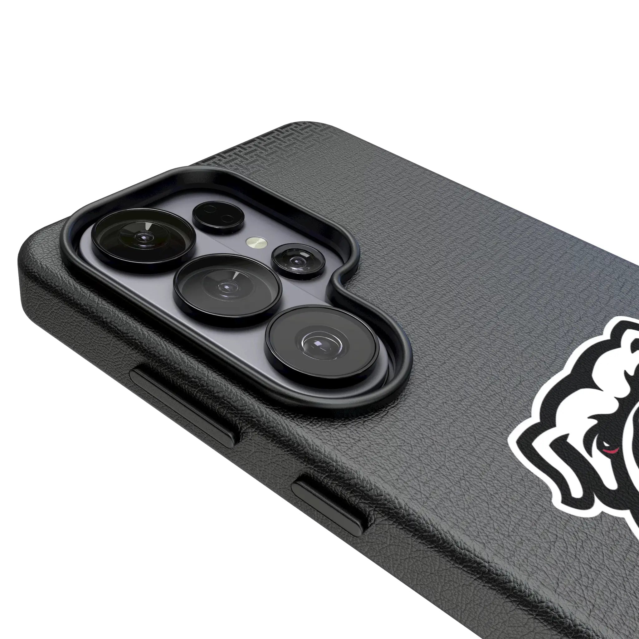 University of Georgia Bulldogs Uga Linen MagSafe Compatible Phone Case for Samsung Galaxy