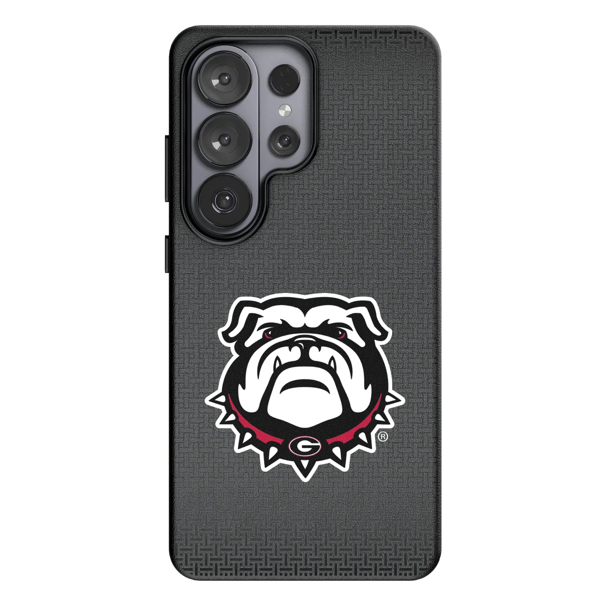 University of Georgia Bulldogs Uga Linen MagSafe Compatible Phone Case for Samsung Galaxy