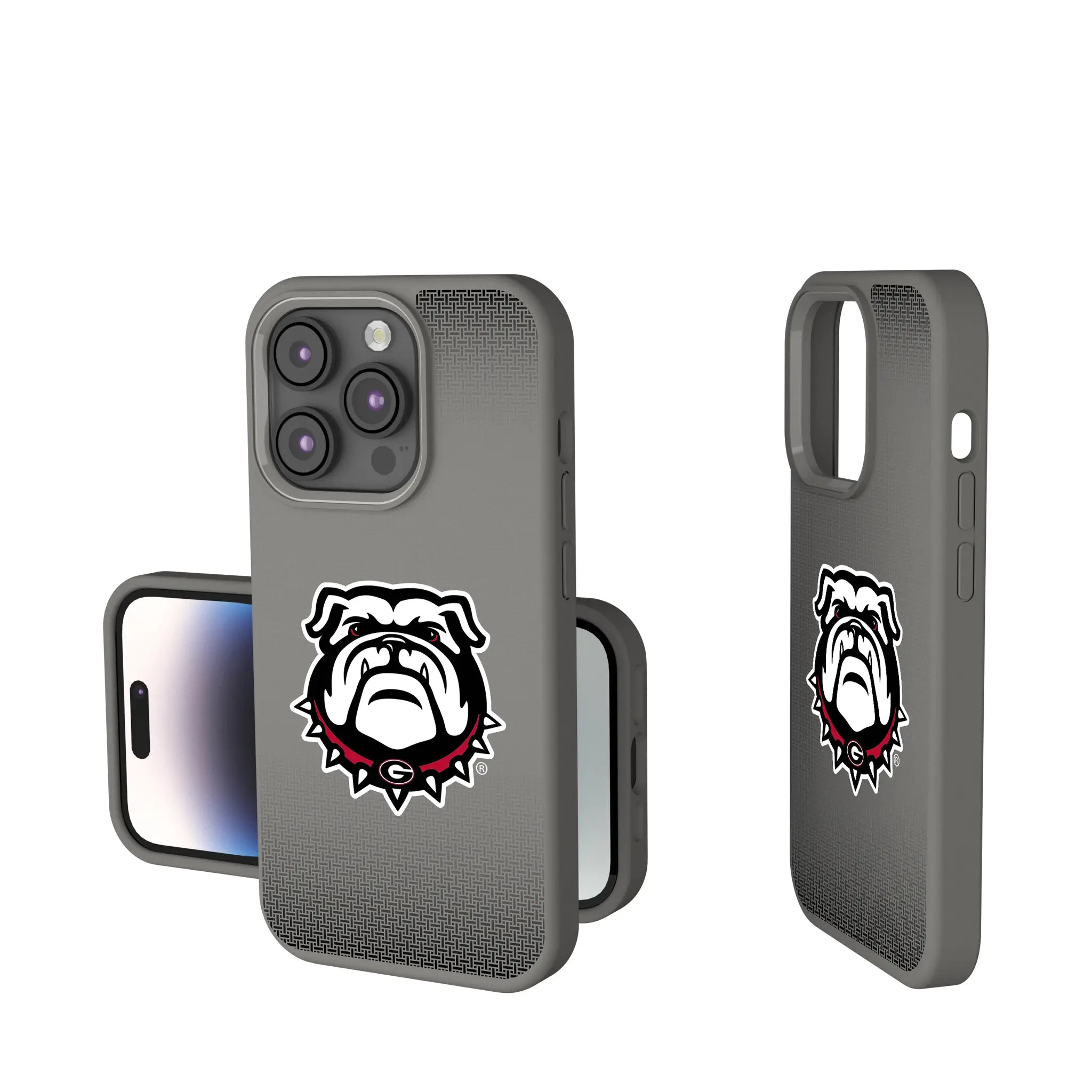 University of Georgia Bulldogs Uga Linen Soft Touch Phone Case for Apple iPhone