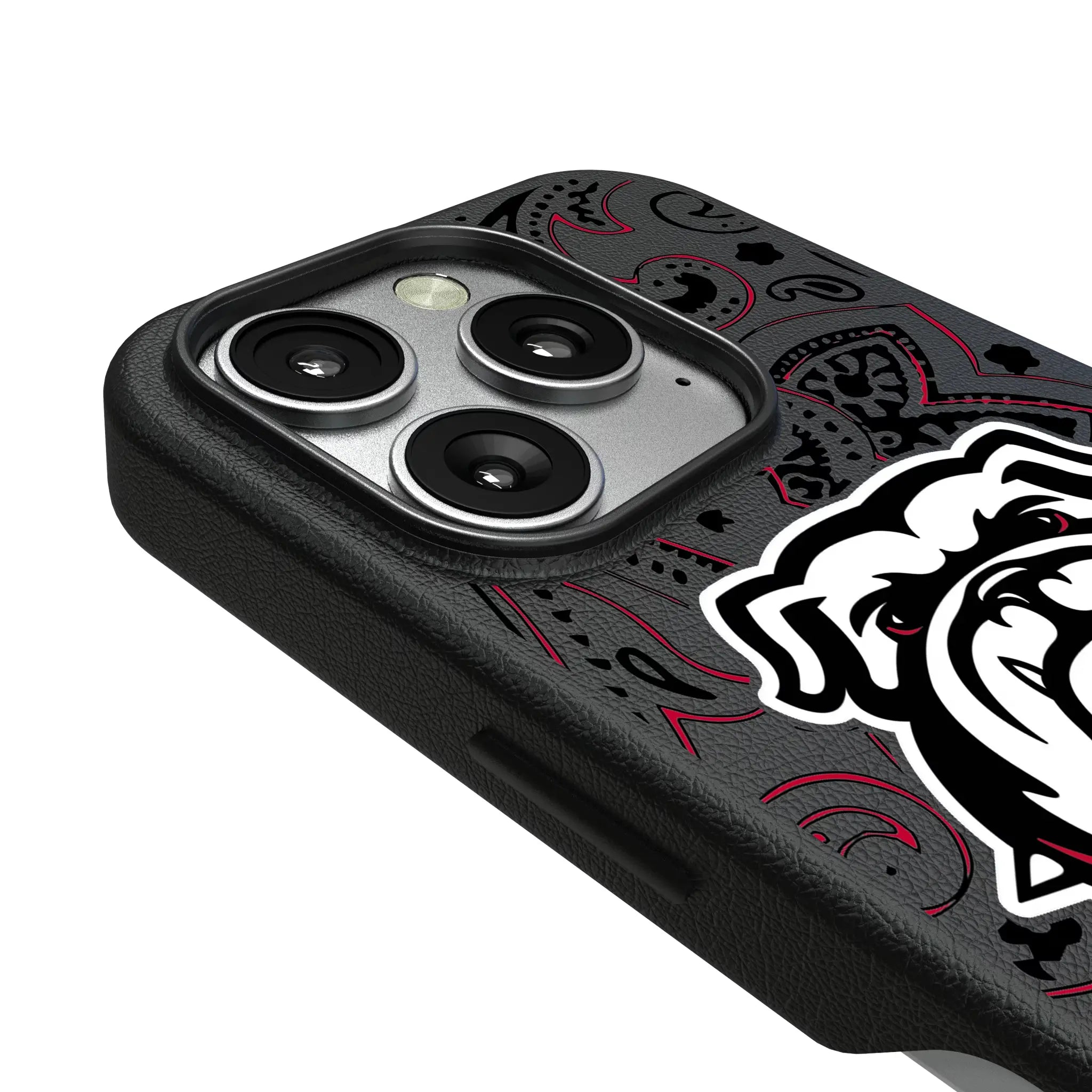 University of Georgia Bulldogs Uga Paisley MagSafe Compatible Phone Case for Apple iPhone