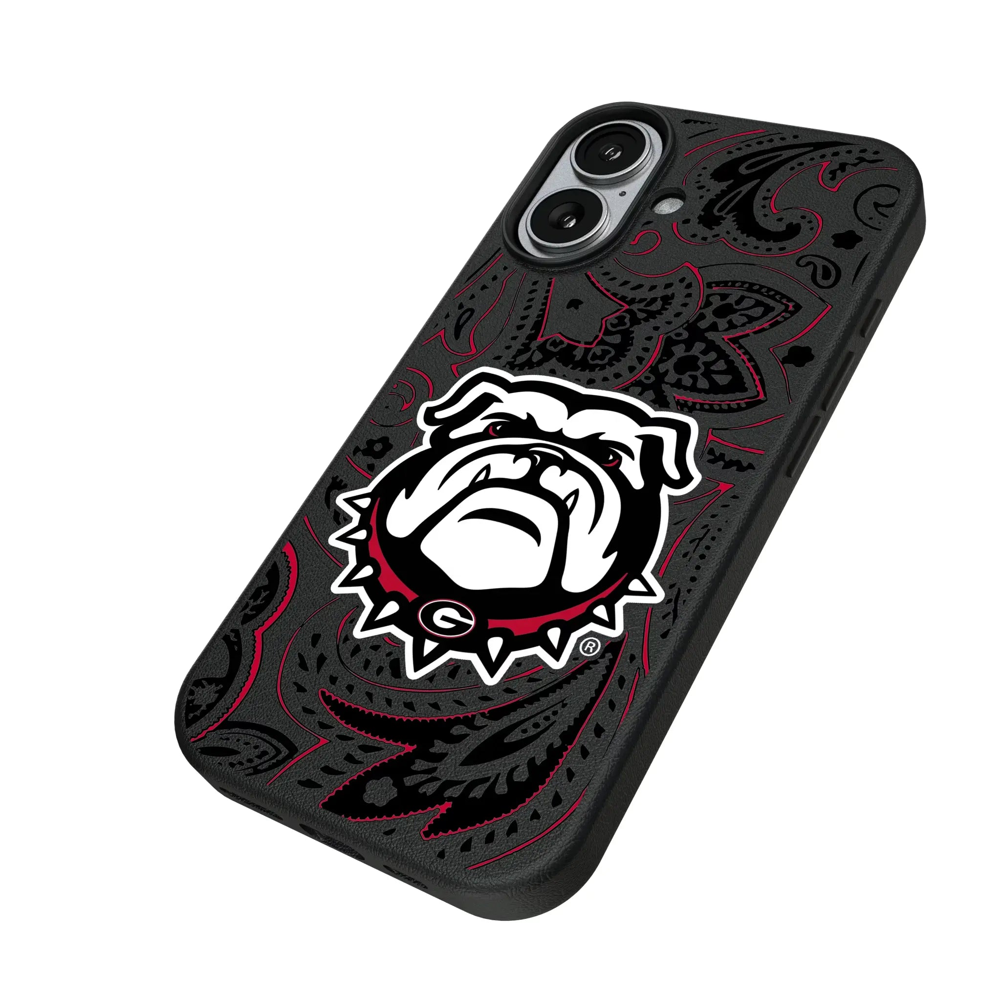 University of Georgia Bulldogs Uga Paisley MagSafe Compatible Phone Case for Apple iPhone