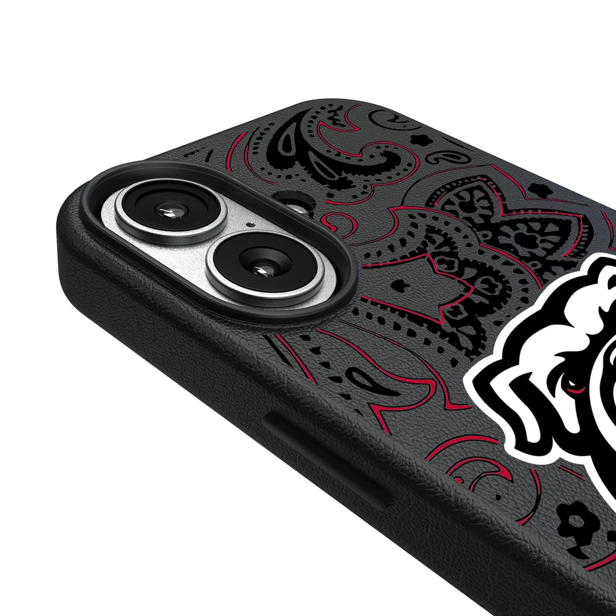 University of Georgia Bulldogs Uga Paisley MagSafe Compatible Phone Case for Apple iPhone