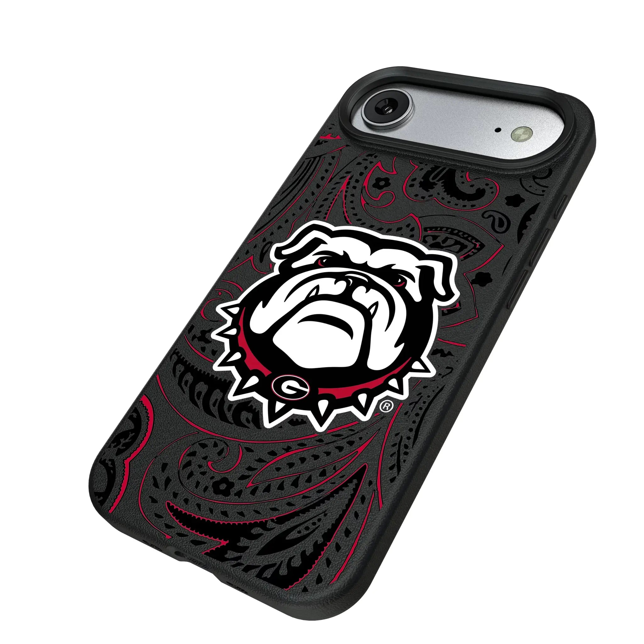 University of Georgia Bulldogs Uga Paisley MagSafe Compatible Phone Case for Apple iPhone