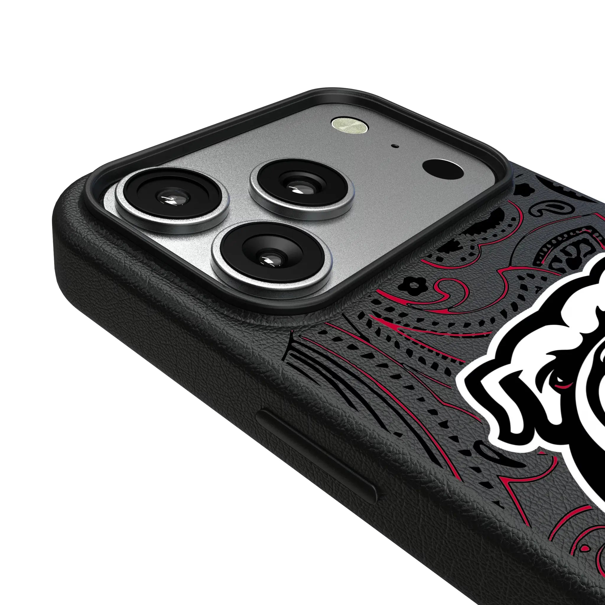 University of Georgia Bulldogs Uga Paisley MagSafe Compatible Phone Case for Apple iPhone