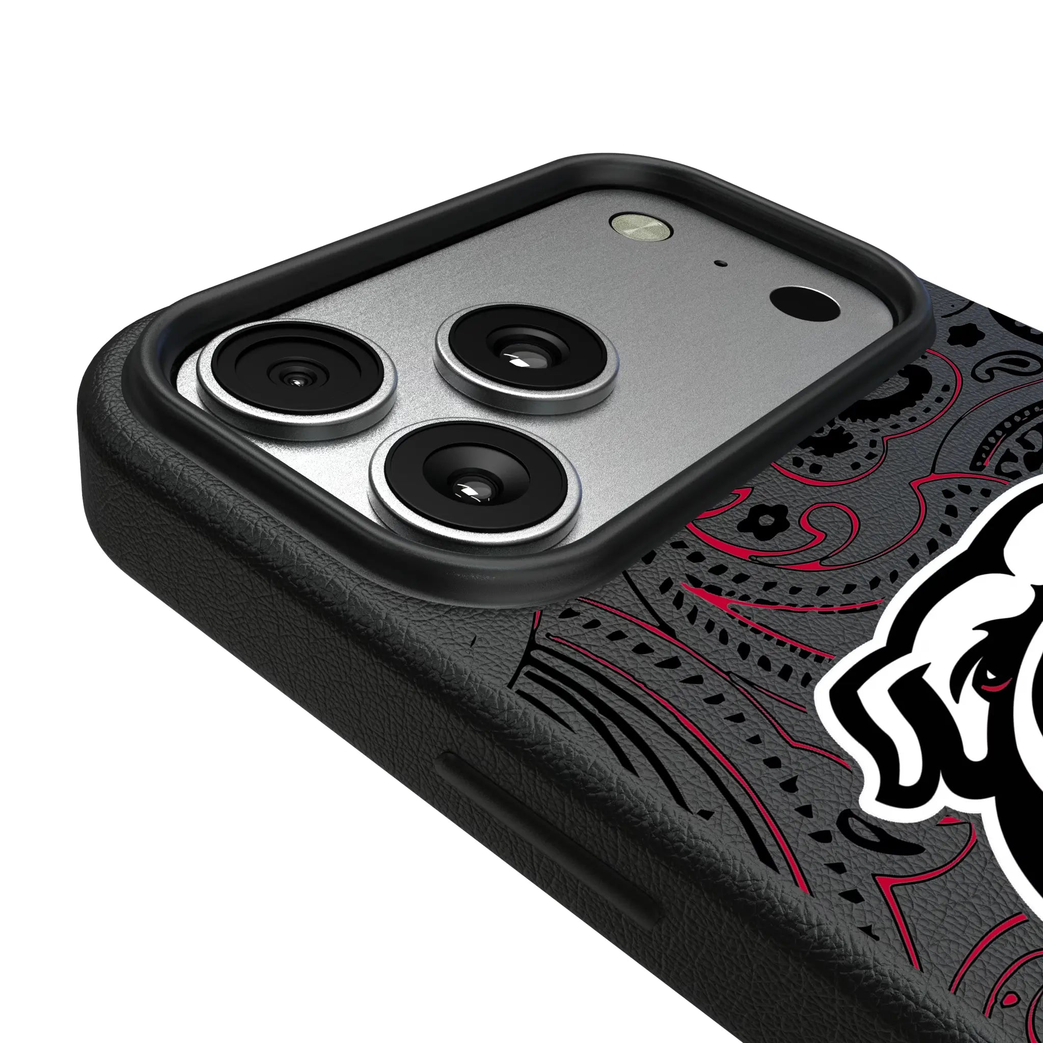 University of Georgia Bulldogs Uga Paisley MagSafe Compatible Phone Case for Apple iPhone