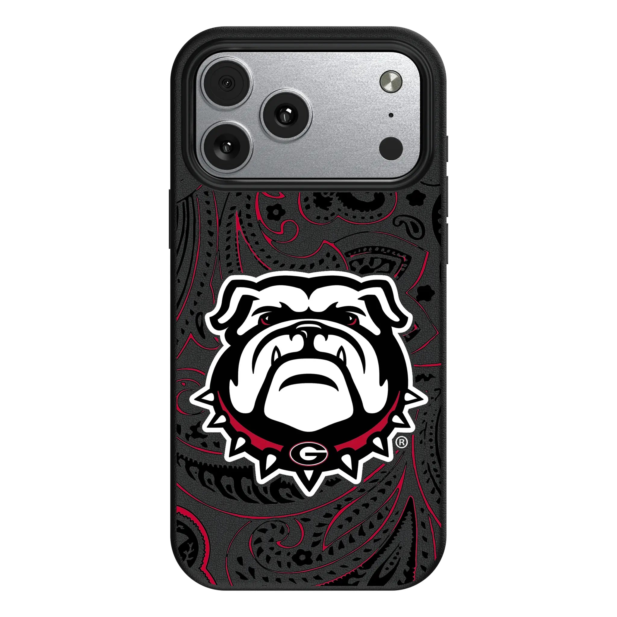 University of Georgia Bulldogs Uga Paisley MagSafe Compatible Phone Case for Apple iPhone