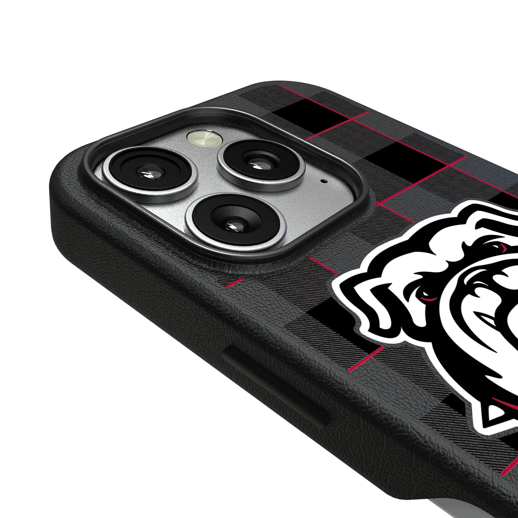 University of Georgia Bulldogs Uga Plaid MagSafe Compatible Phone Case for Apple iPhone