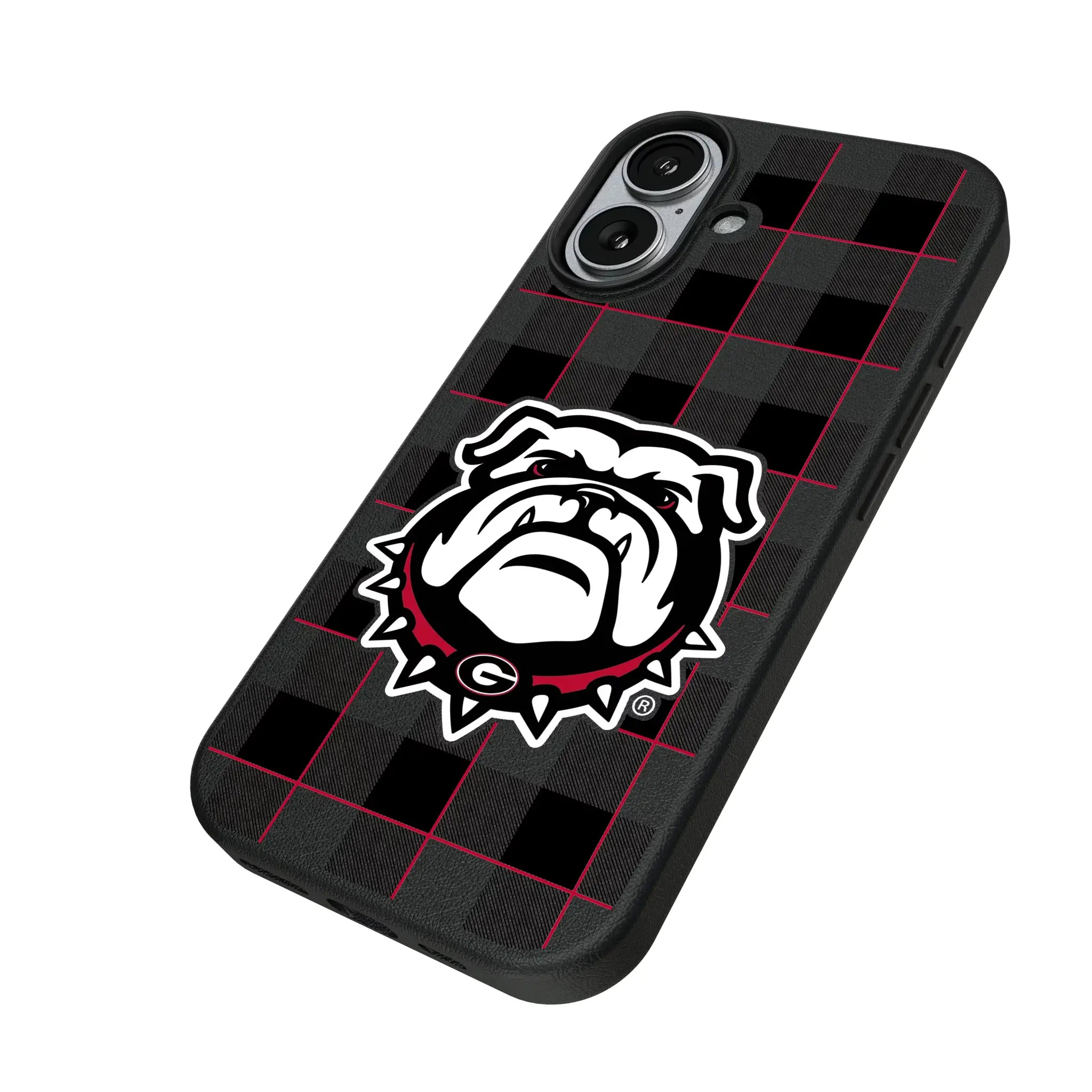University of Georgia Bulldogs Uga Plaid MagSafe Compatible Phone Case for Apple iPhone