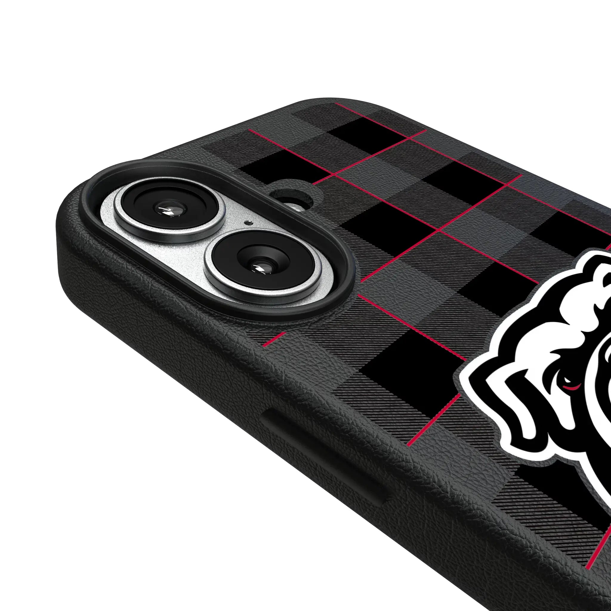 University of Georgia Bulldogs Uga Plaid MagSafe Compatible Phone Case for Apple iPhone