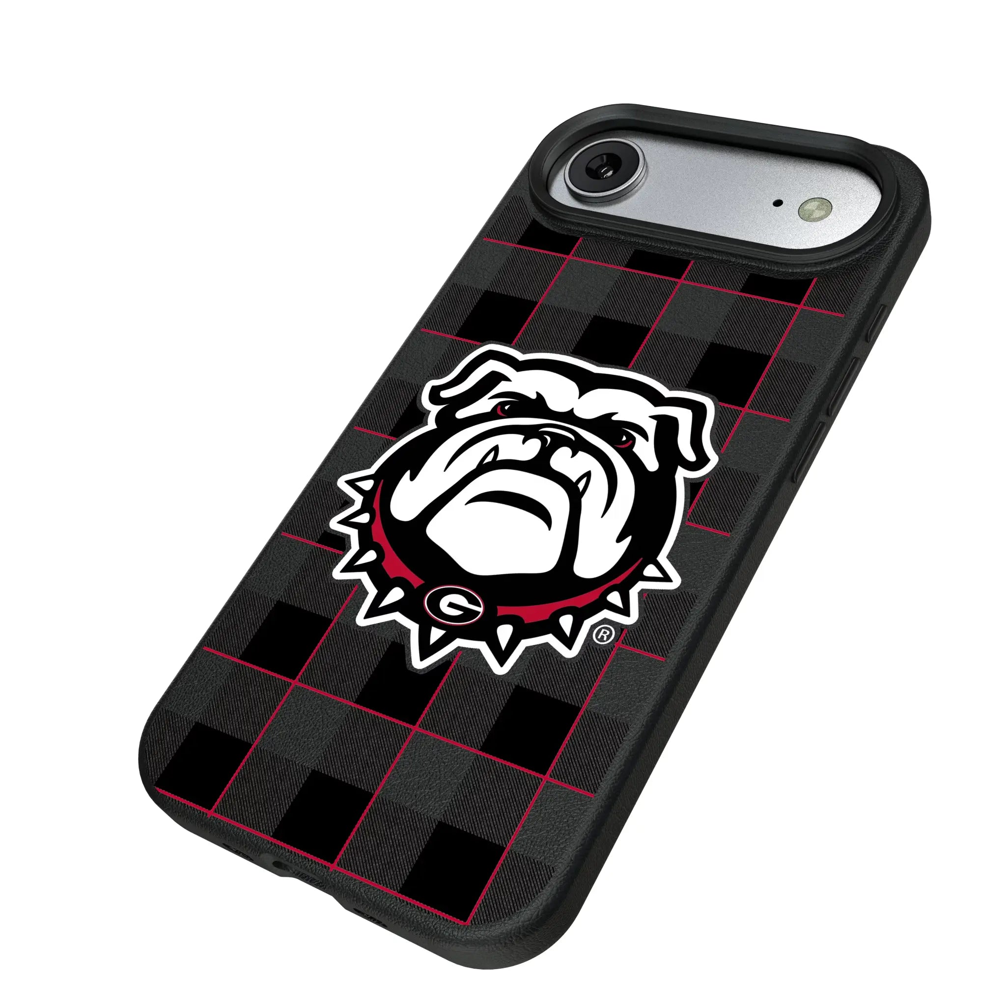 University of Georgia Bulldogs Uga Plaid MagSafe Compatible Phone Case for Apple iPhone