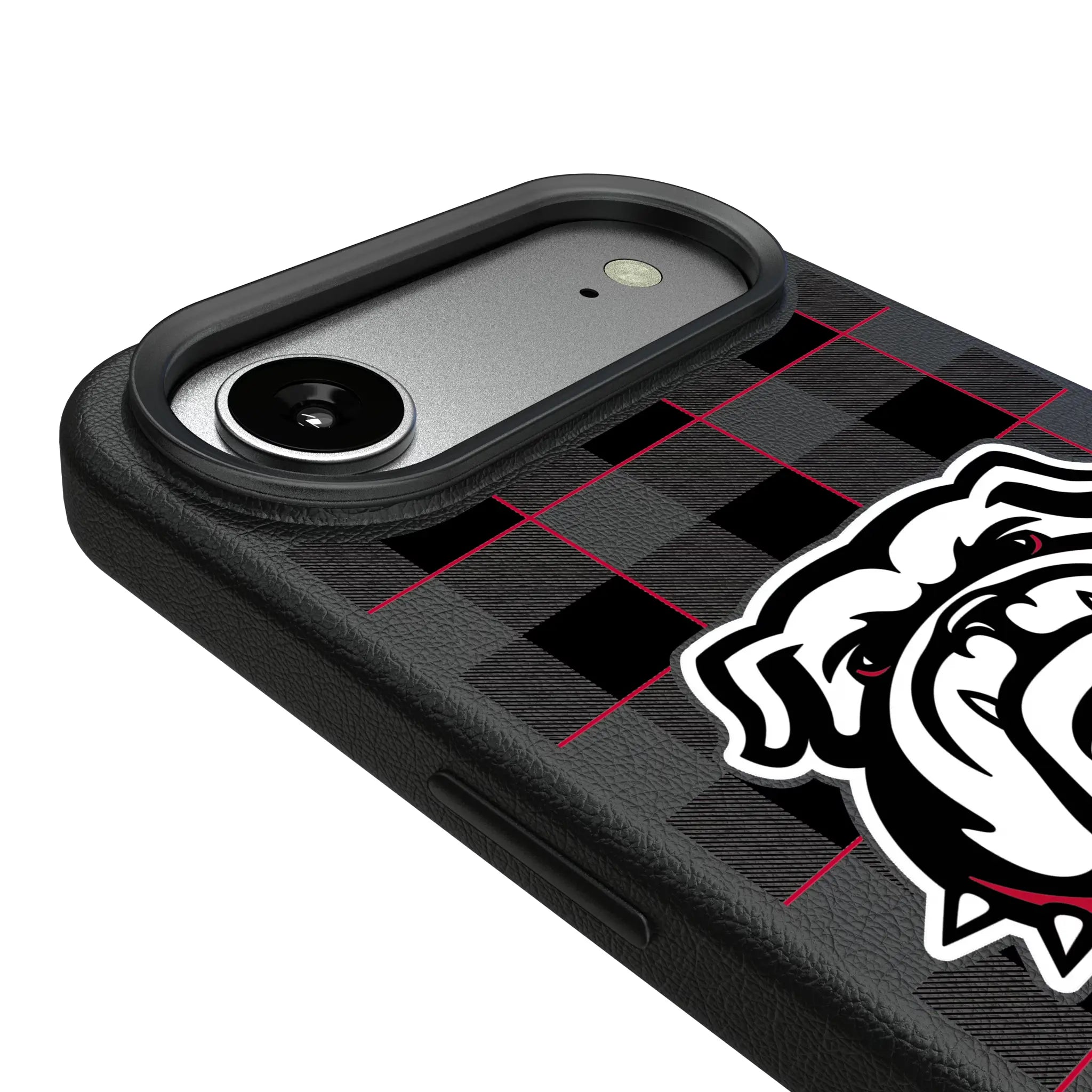 University of Georgia Bulldogs Uga Plaid MagSafe Compatible Phone Case for Apple iPhone