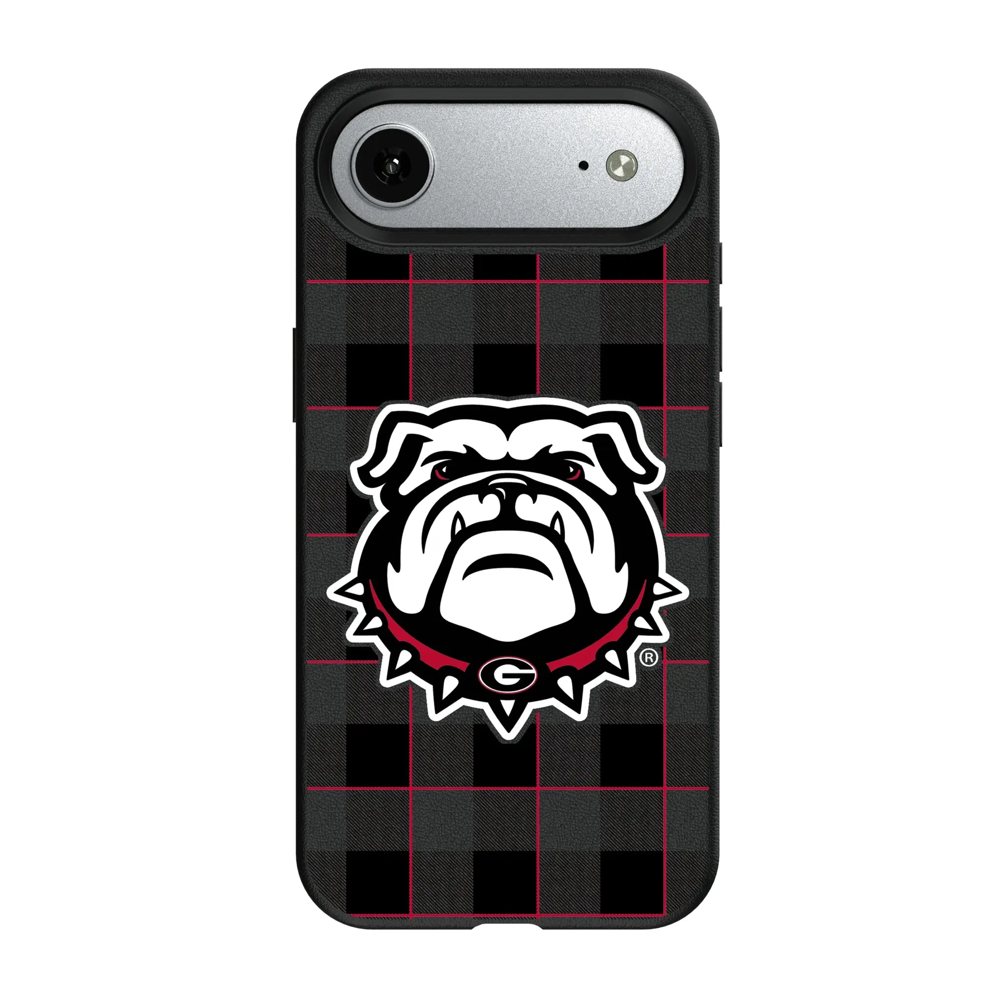 University of Georgia Bulldogs Uga Plaid MagSafe Compatible Phone Case for Apple iPhone