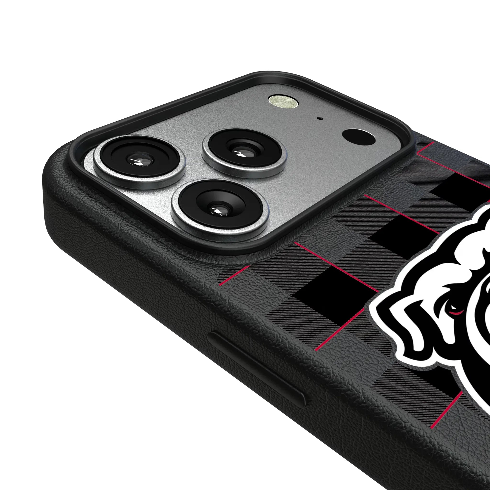 University of Georgia Bulldogs Uga Plaid MagSafe Compatible Phone Case for Apple iPhone